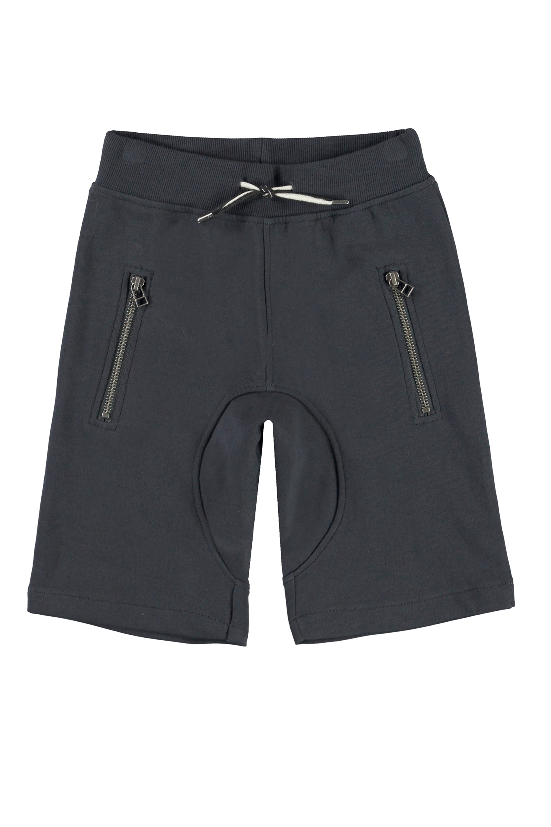 Cotton Zip Shorts