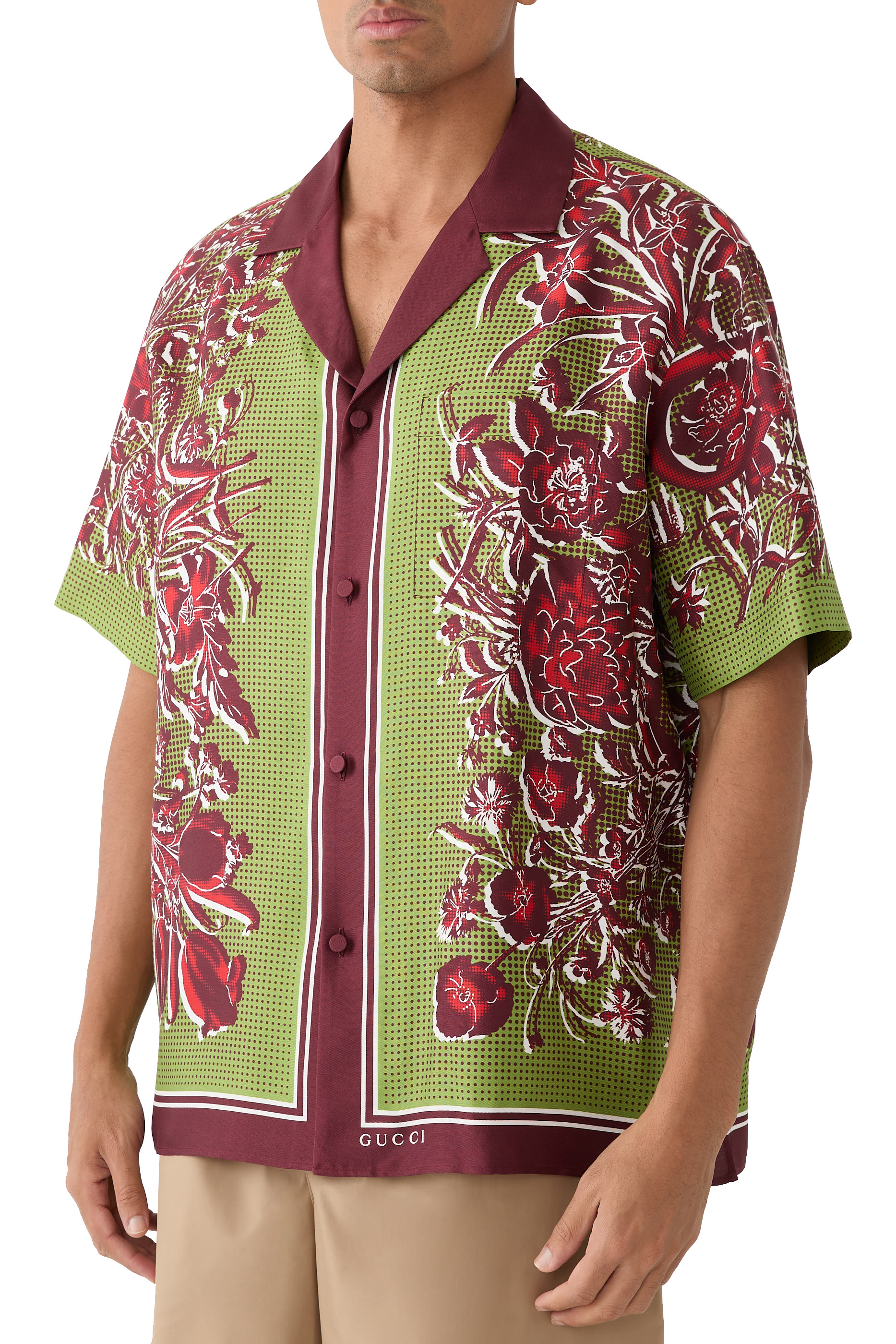 Printed Bowling Shirt