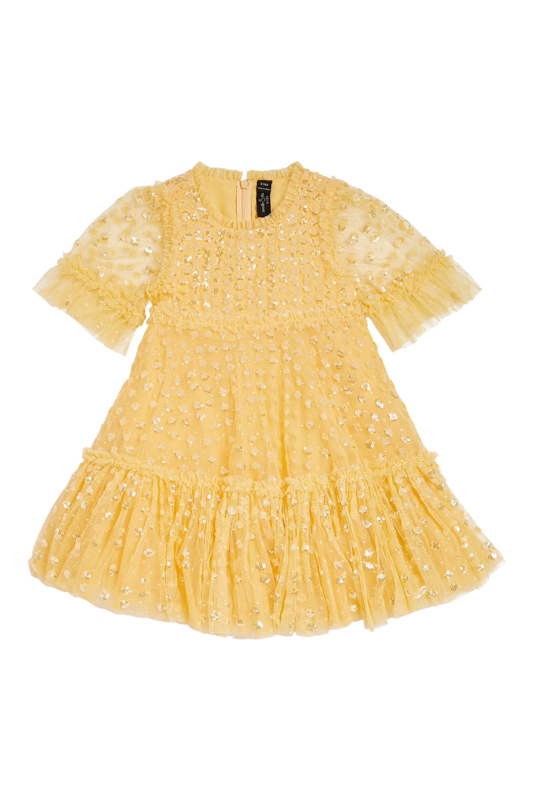 Kids Raindrop Sequin Dress