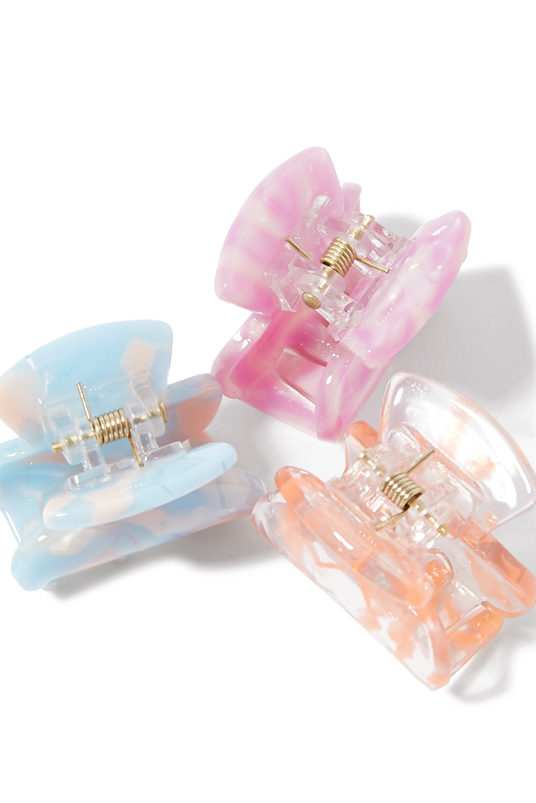 Kids Mixed Acetate Claw Clips