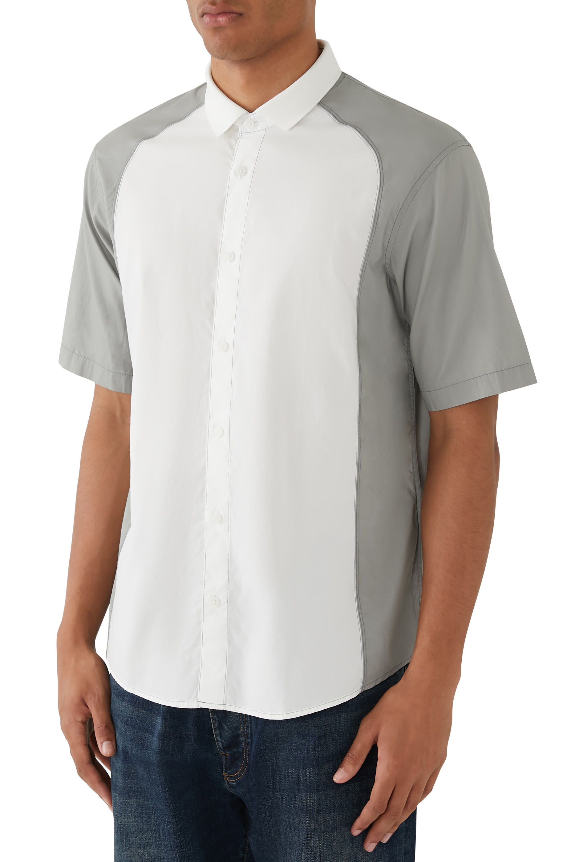 The Grid Two-Color Shirt