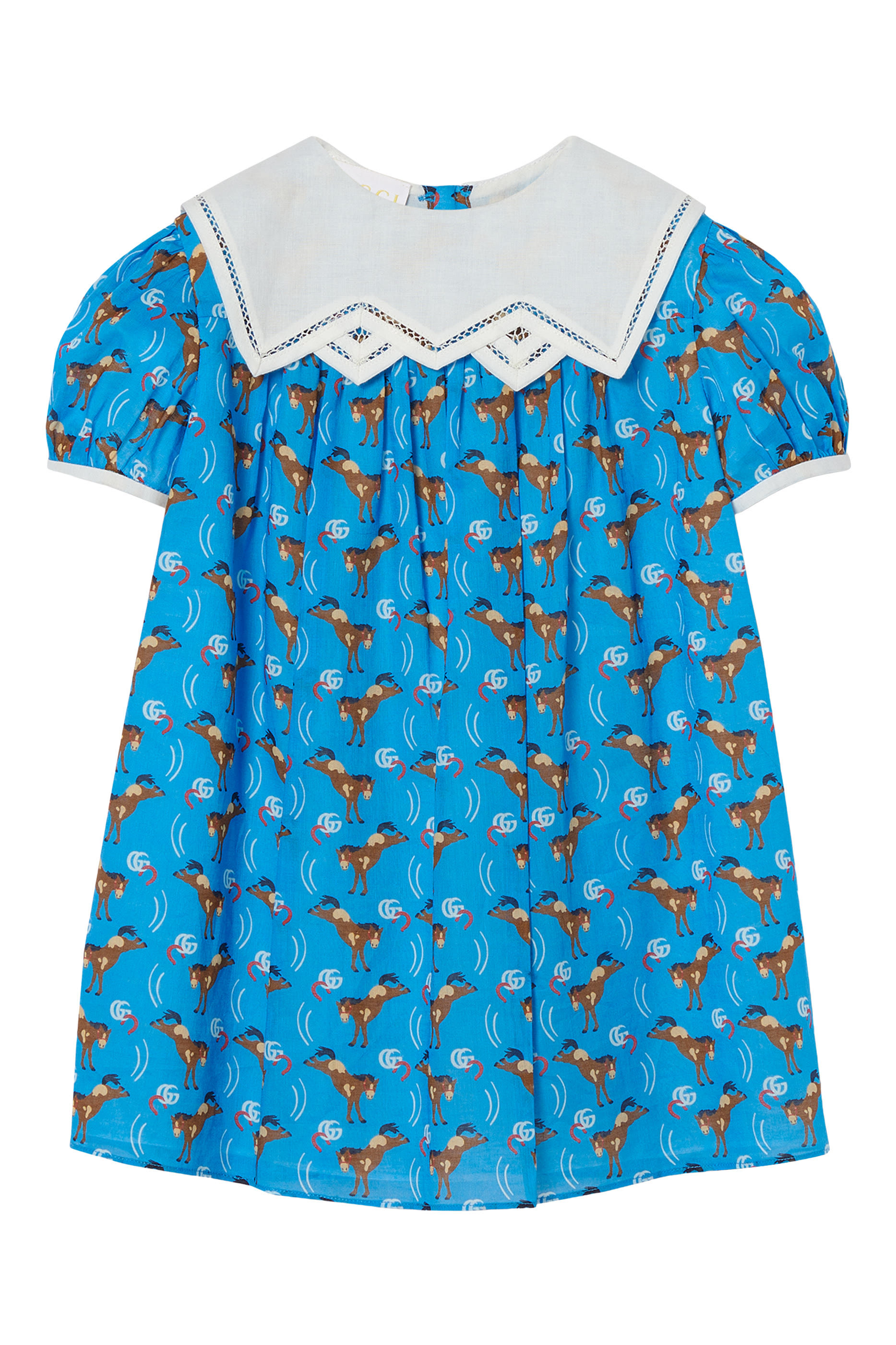 Kids All-Over Horse Printed Dress