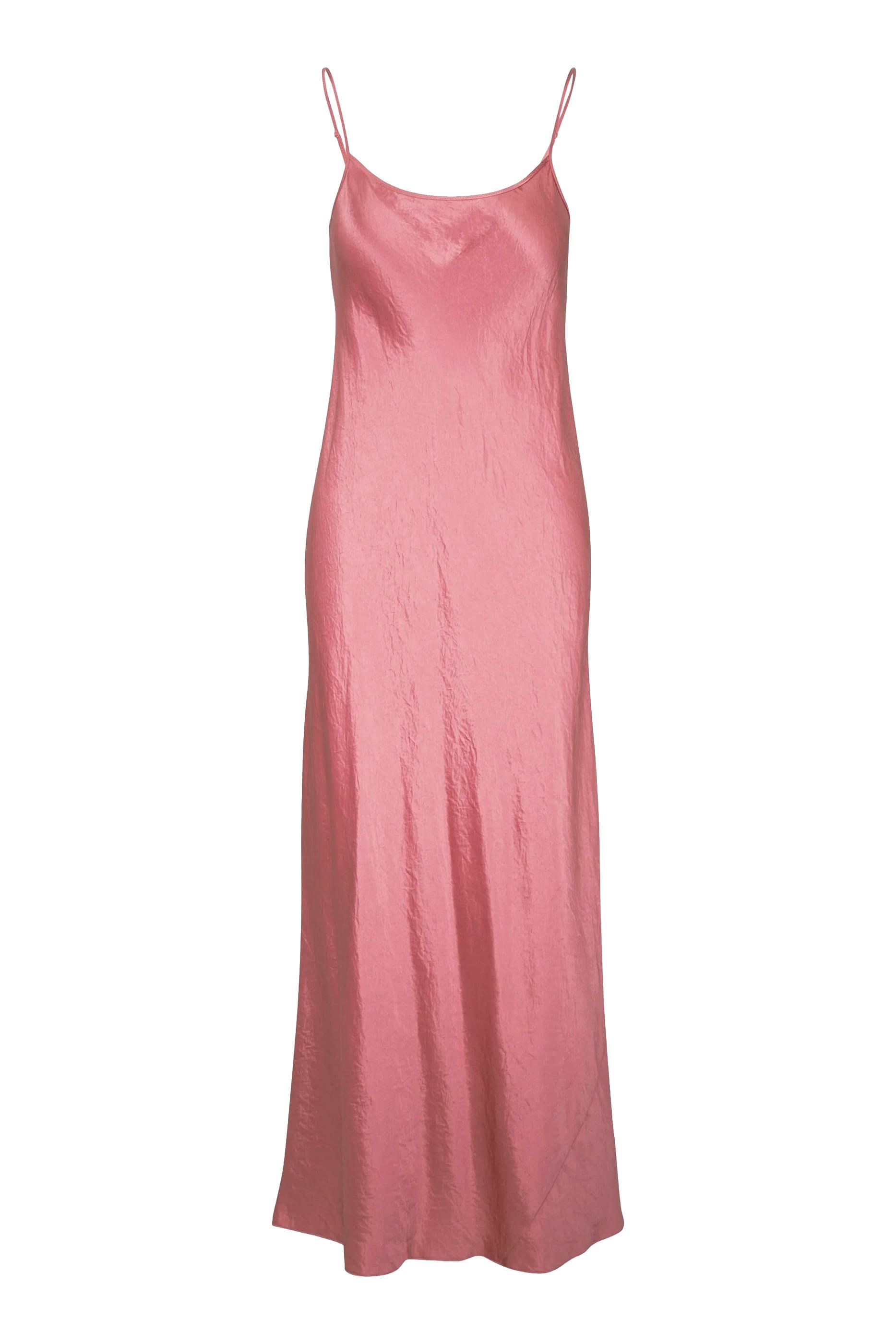 Satin Bias Maxi Slip Dress