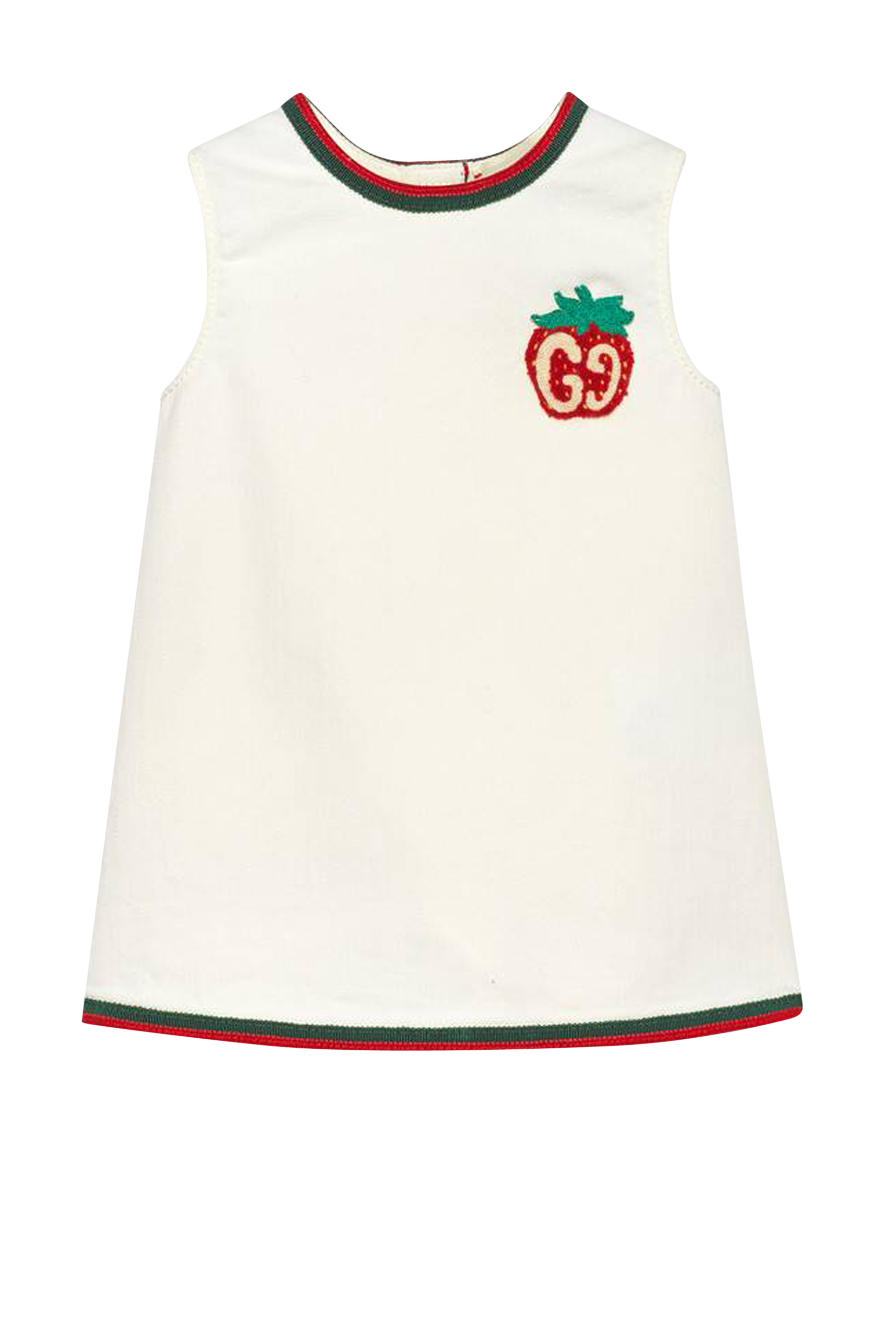 Cotton Dress With Strawberry Patch