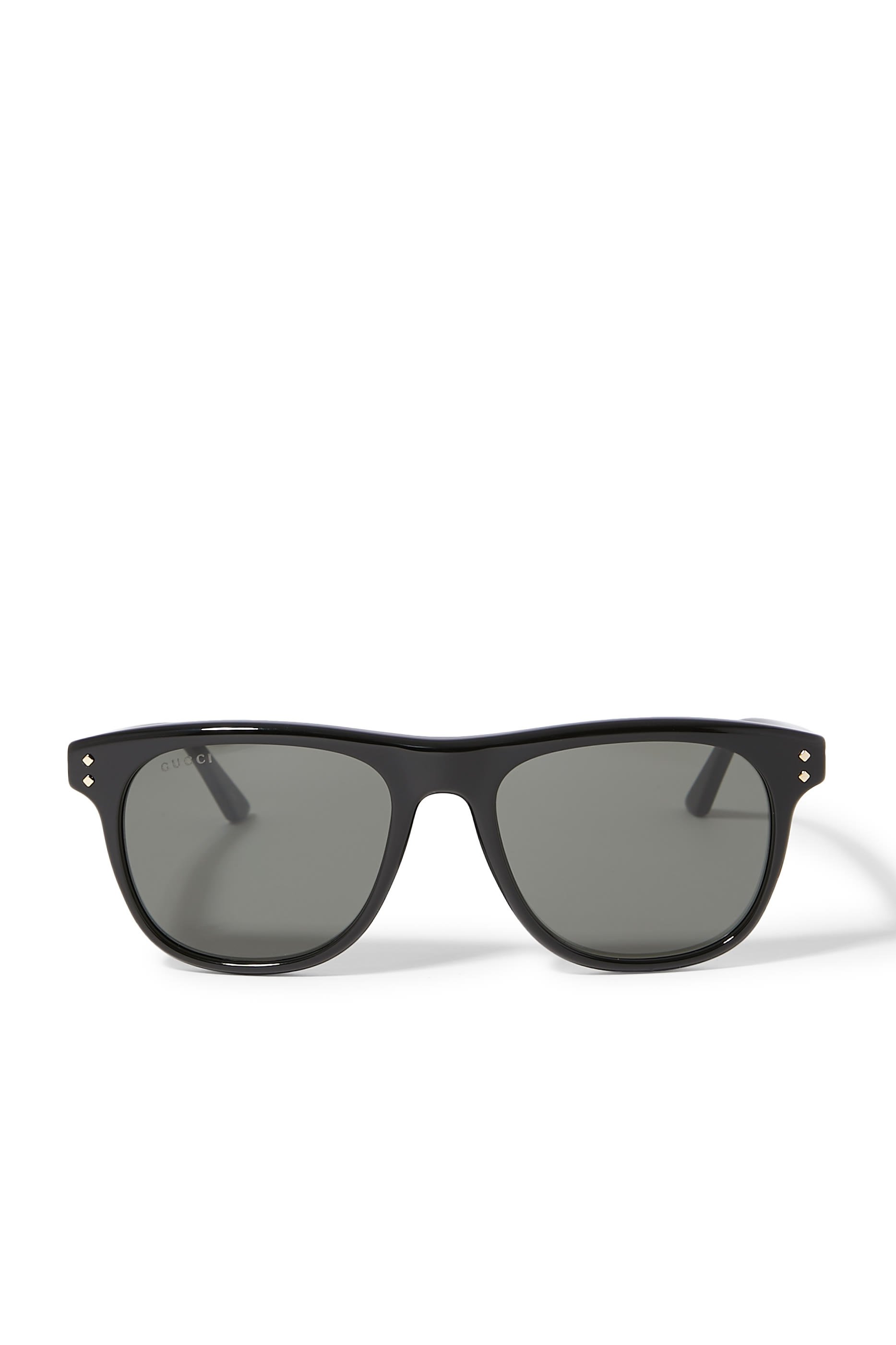 Logo Square Frame Sunglasses