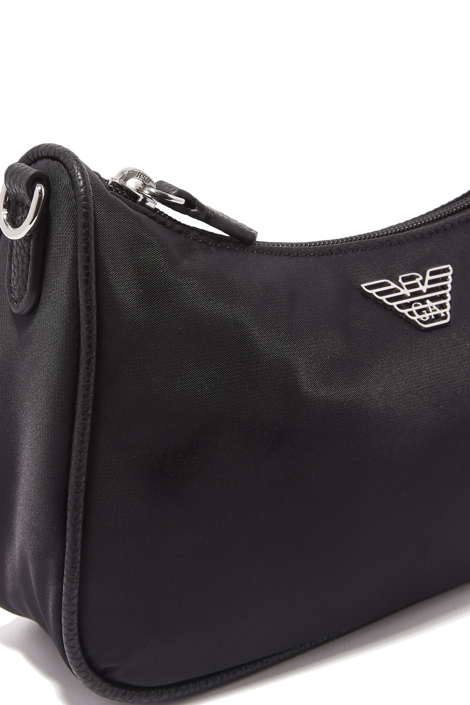 MyEA Nylon Baguette Crossbody Bag