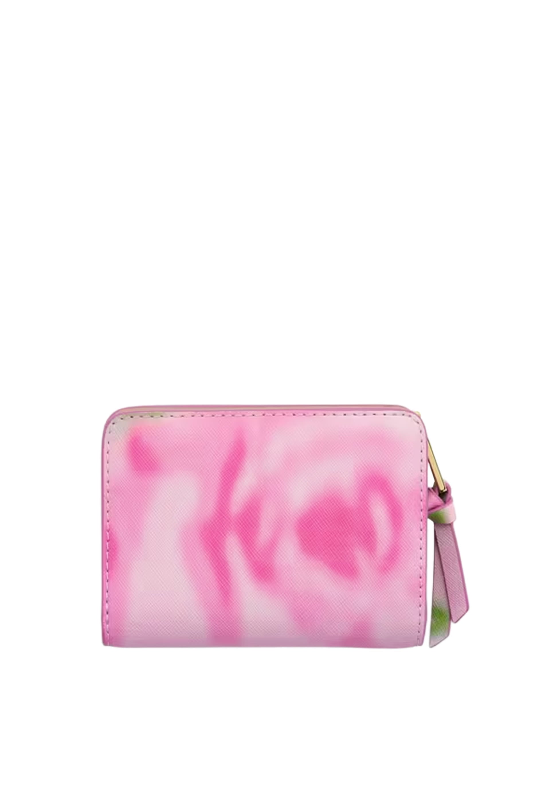 Blurred Floral Snapshot Mini Compact Wallet 