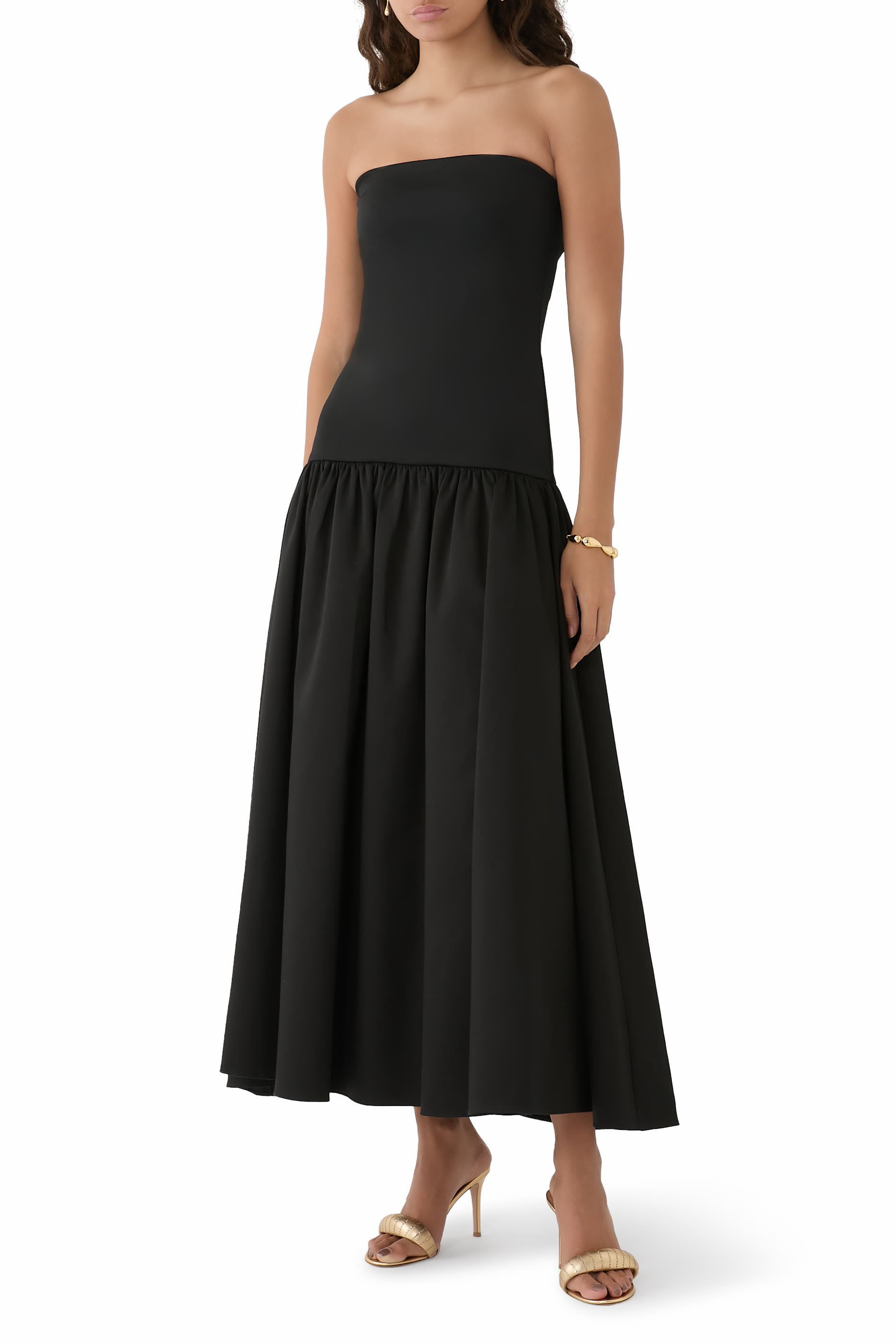 Oriana Drop Waist Midi Dress