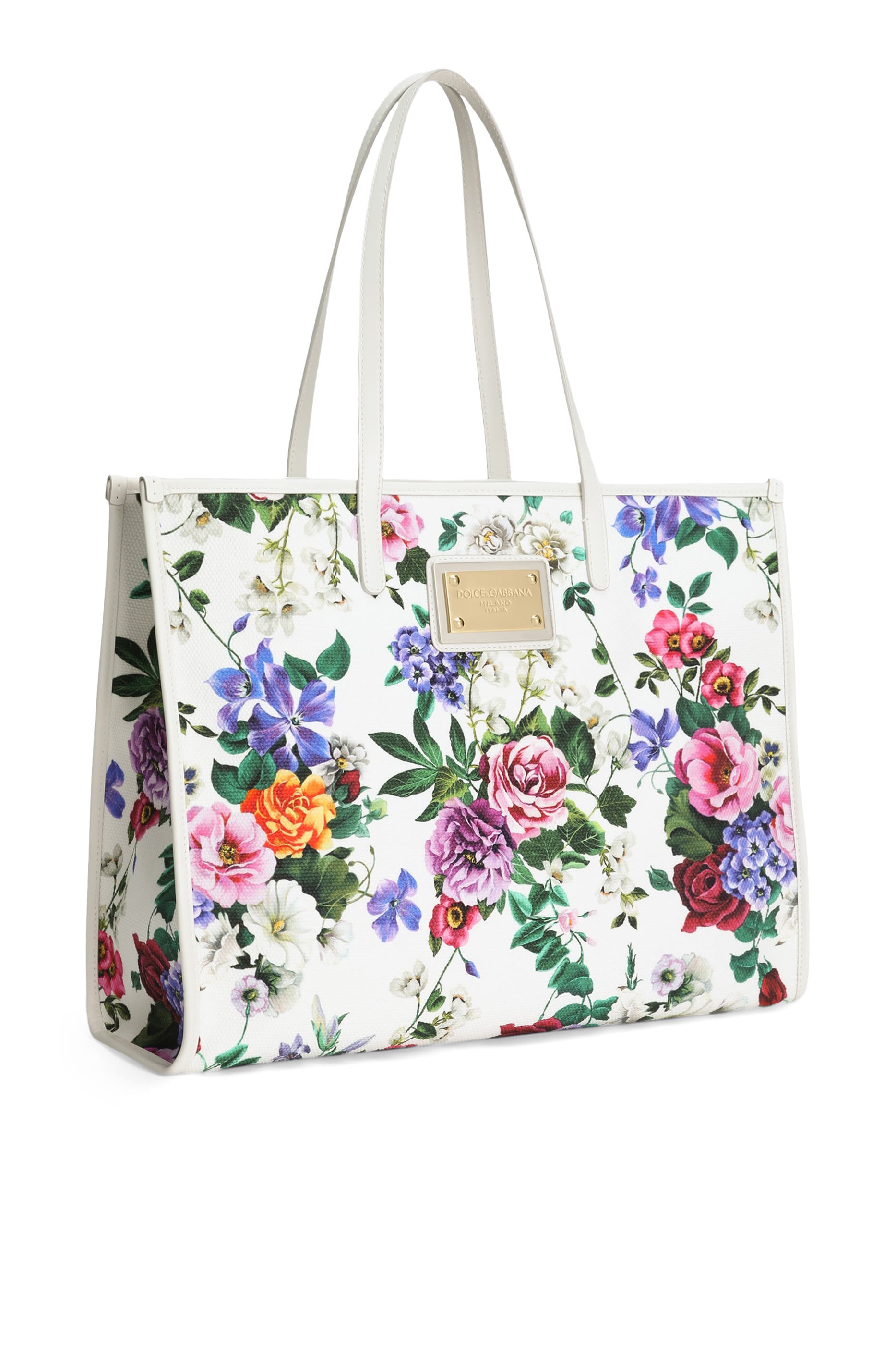 Floral Print Tote Bag