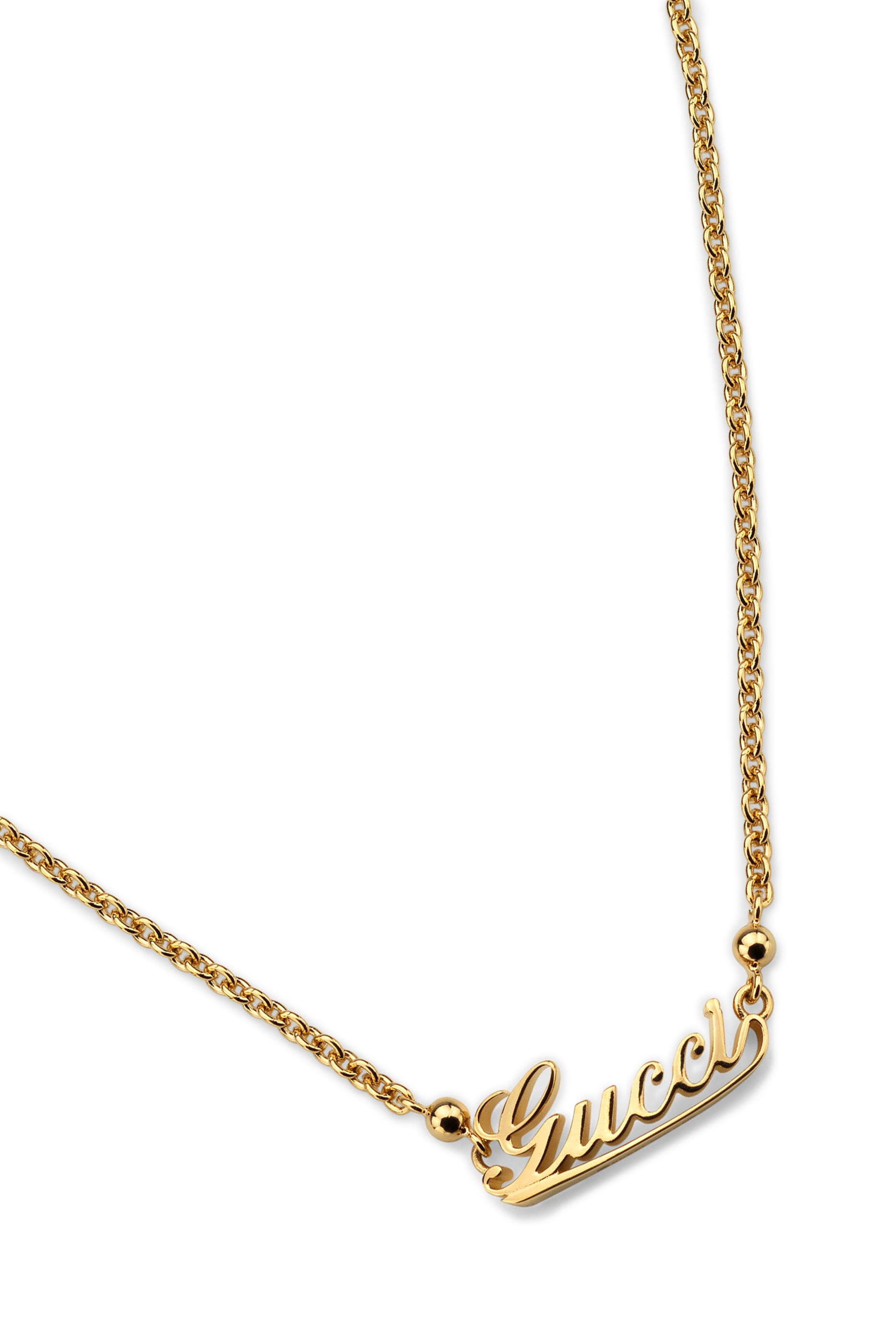Logo Script Necklace
