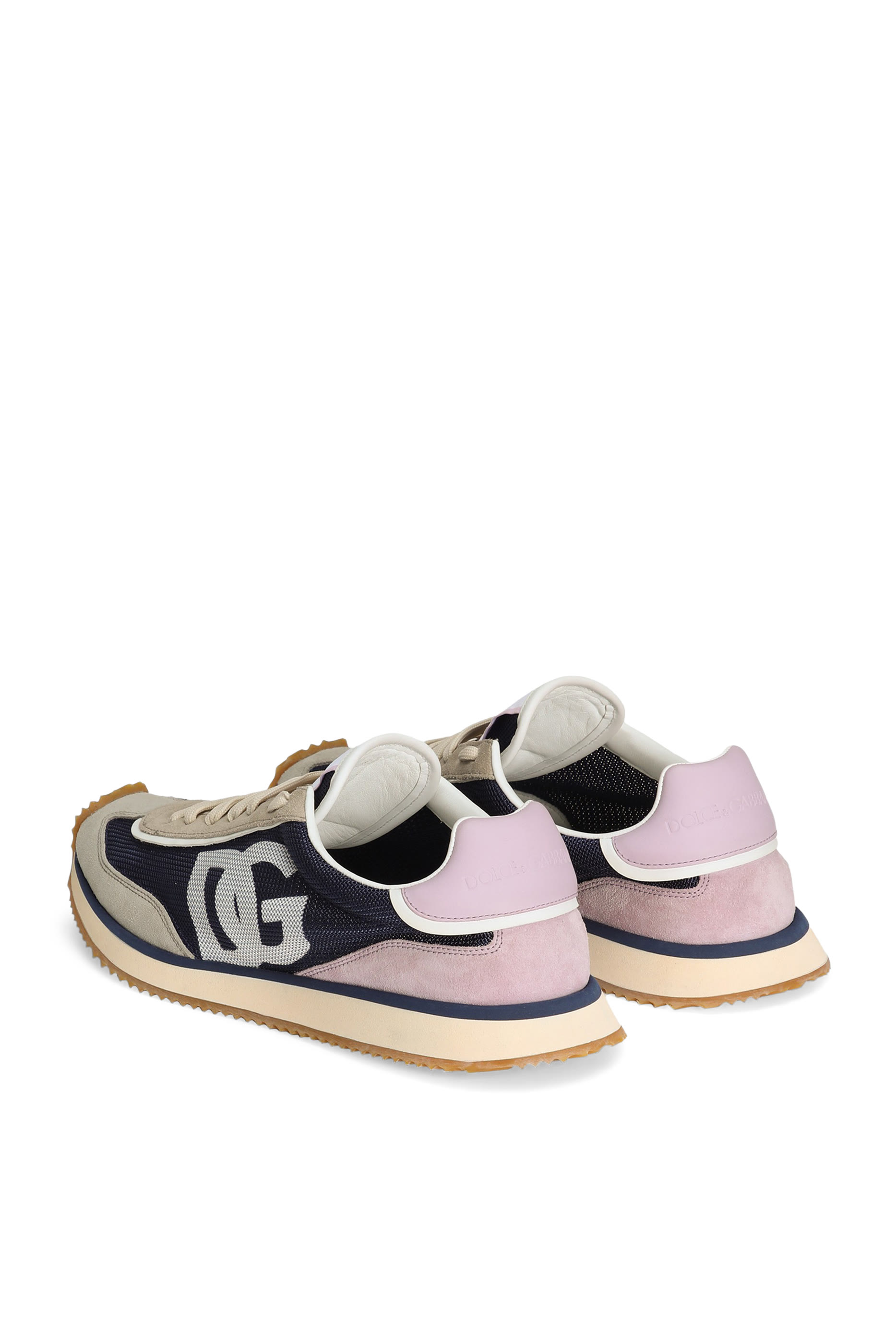 Mixed-Material DG Cushion Sneakers