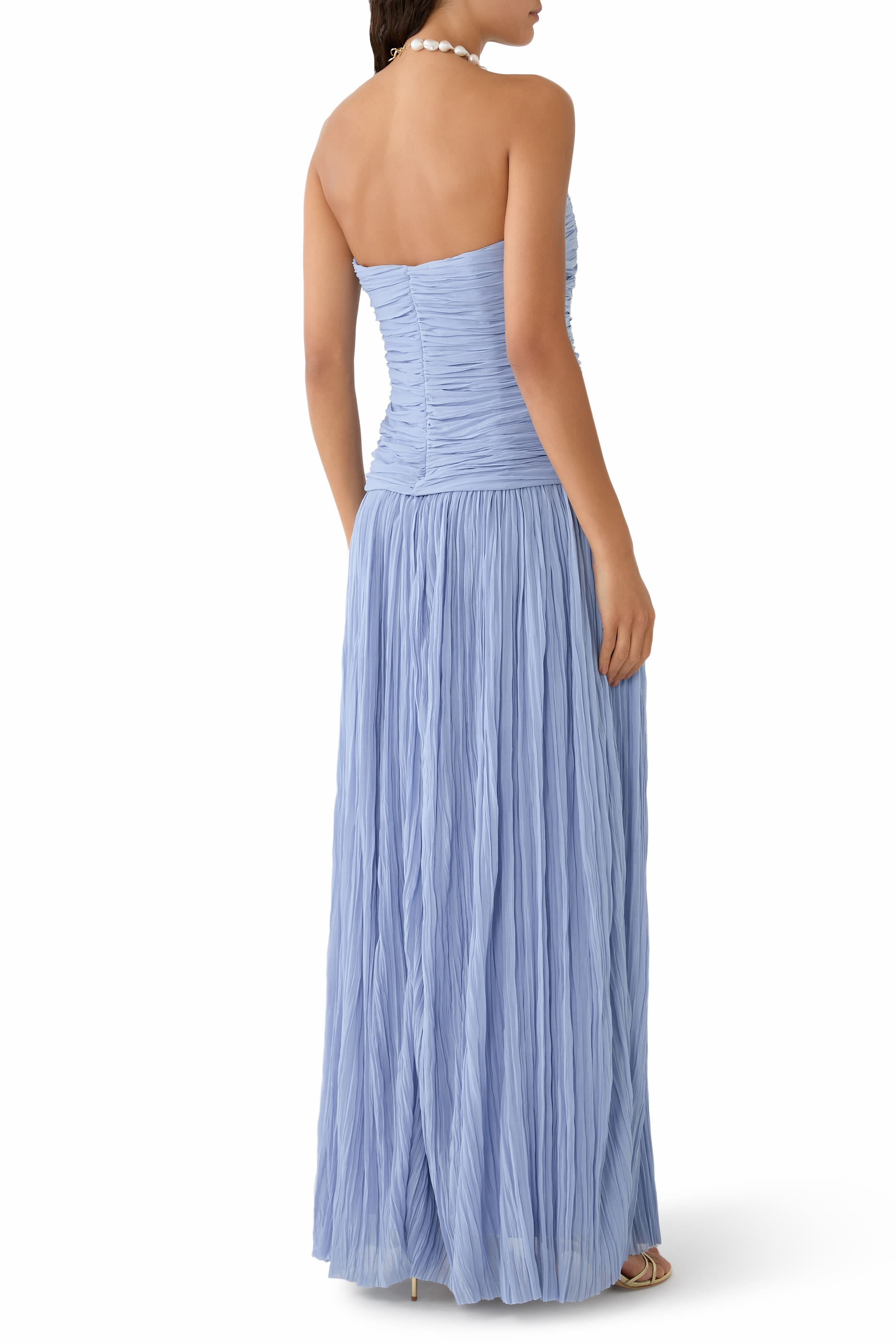 Danielle Crinkle Jersey Bustier Gown