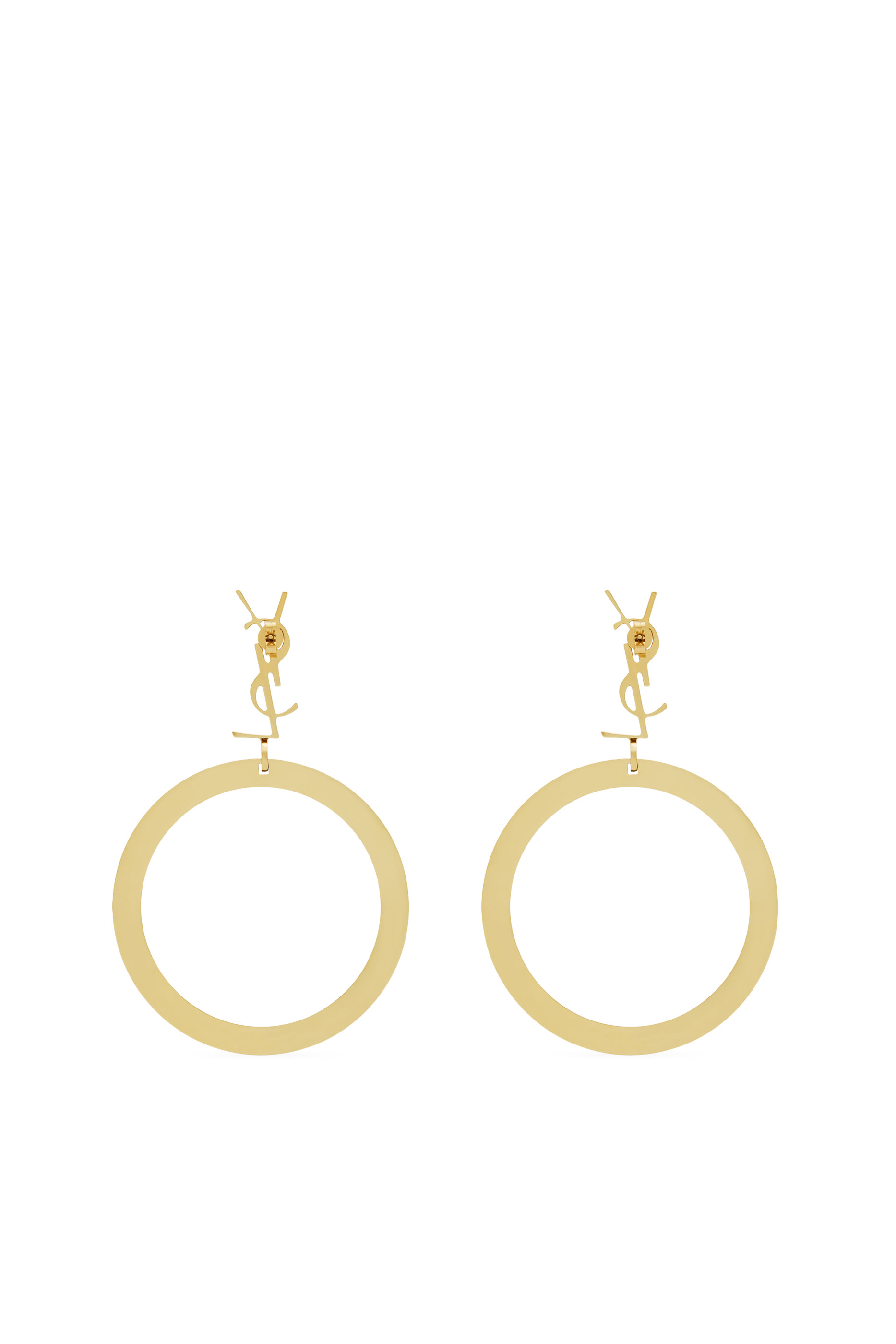 Cassandre Pendant Hoop Earrings 