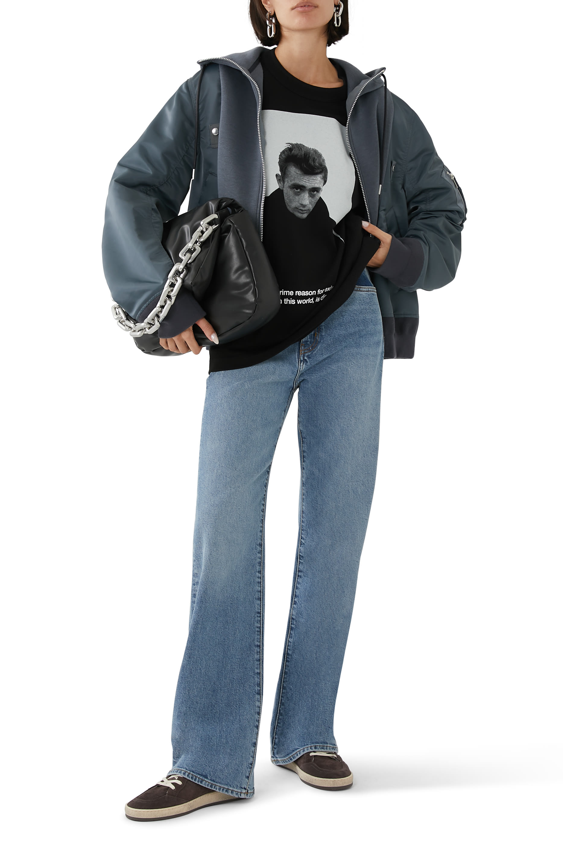 Sponge Sweat x Nylon Twill Hoodie