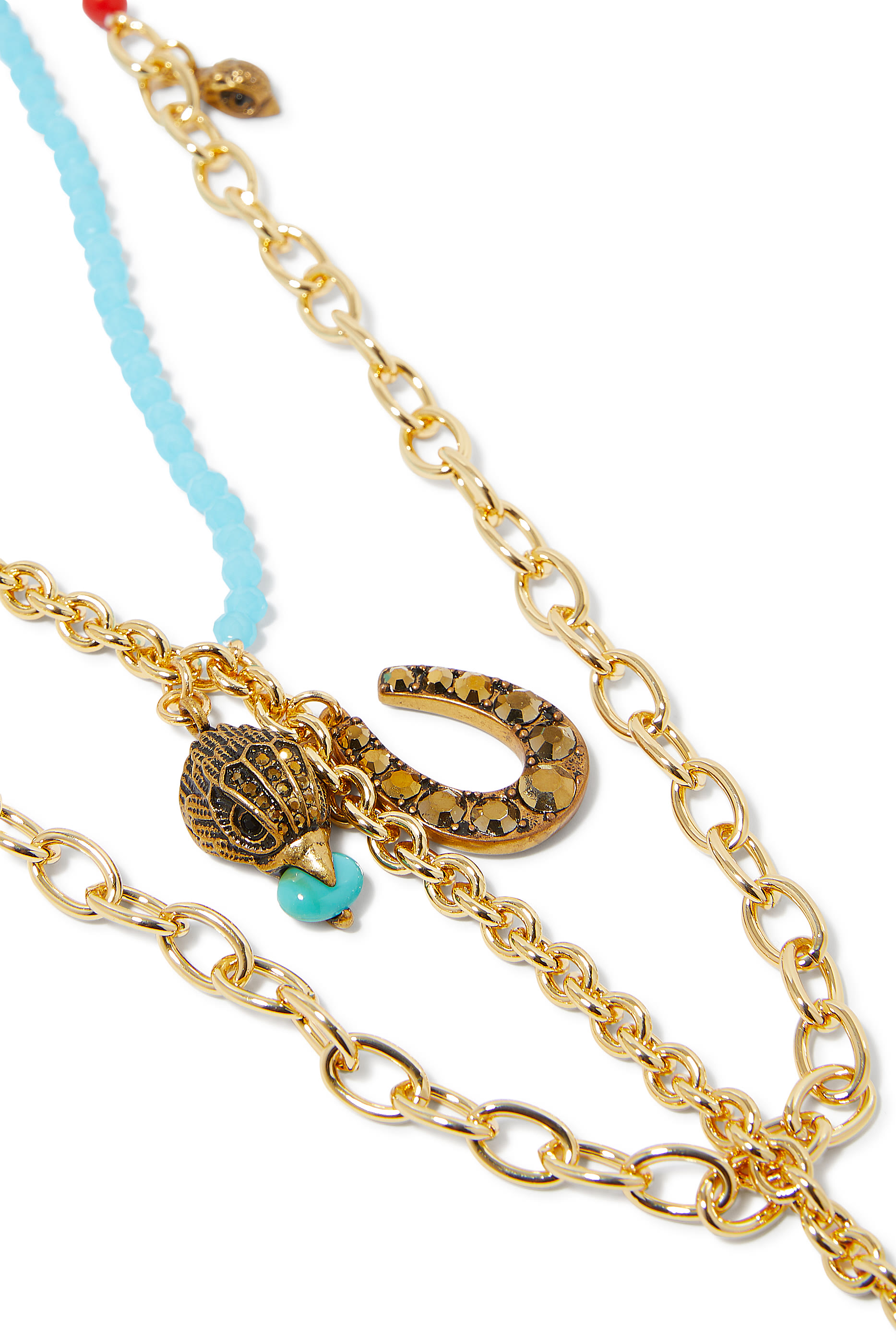 Long Pendant Charm Necklace