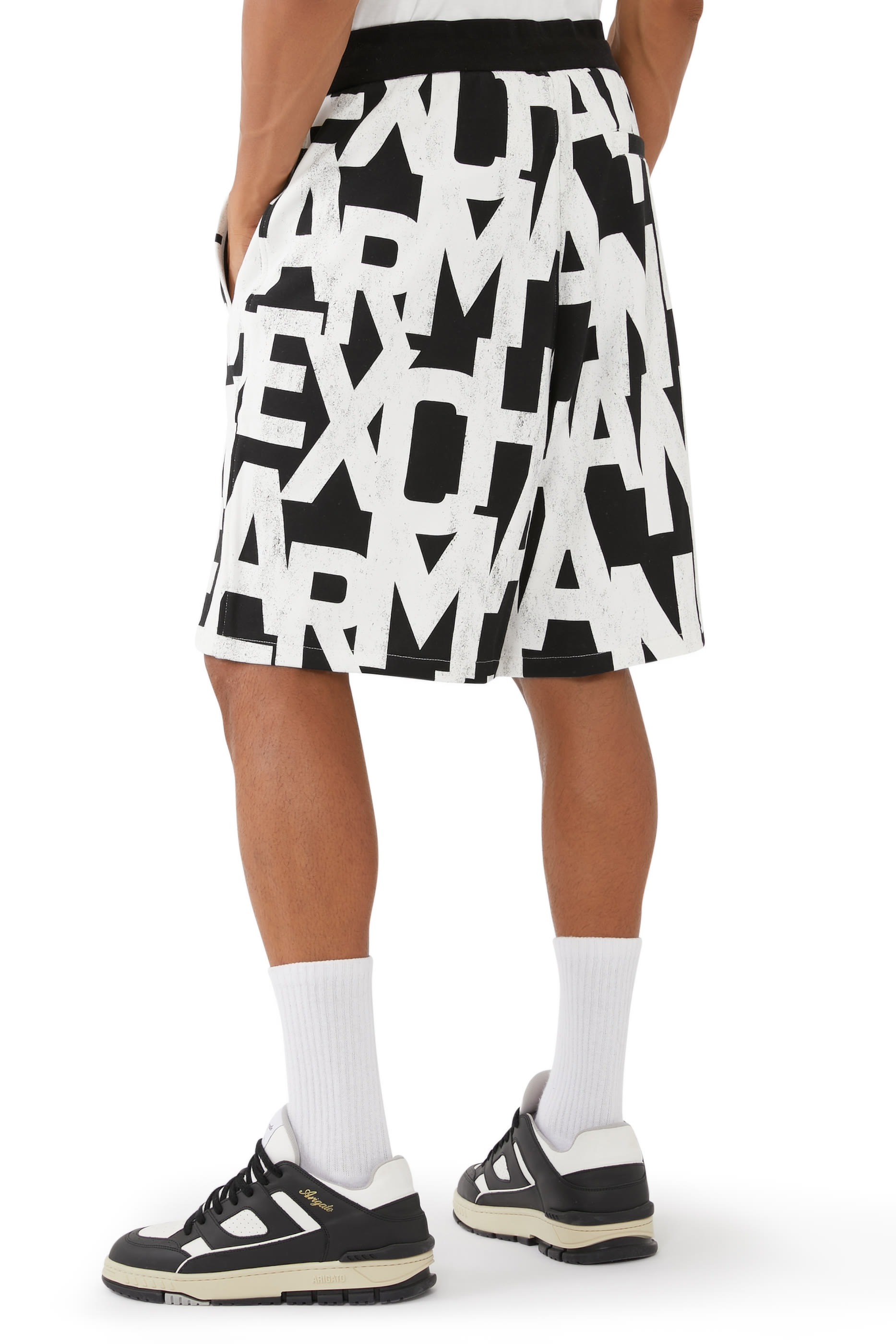 All Over AX Logo Shorts