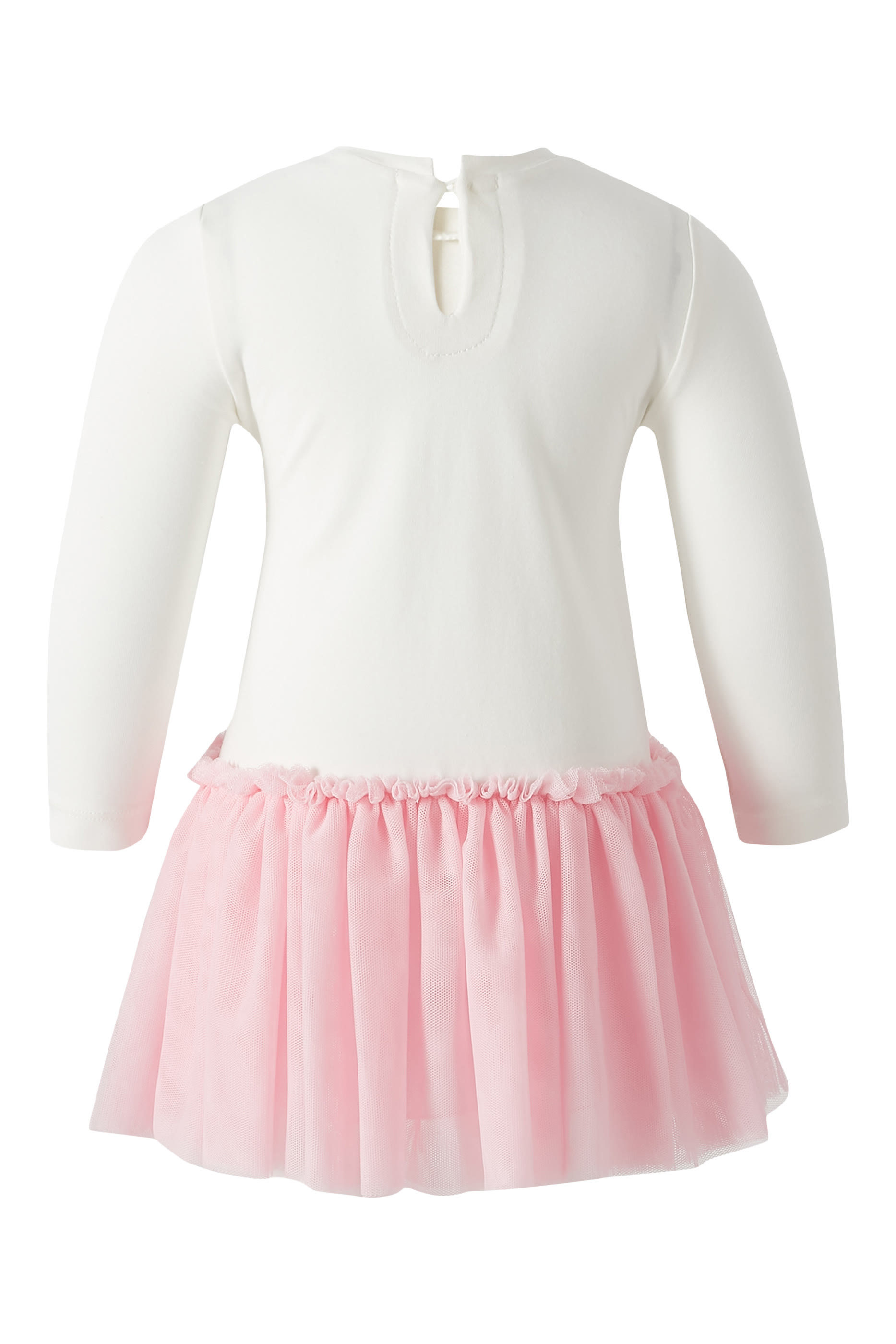 Kids Floral Heart Jersey Dress