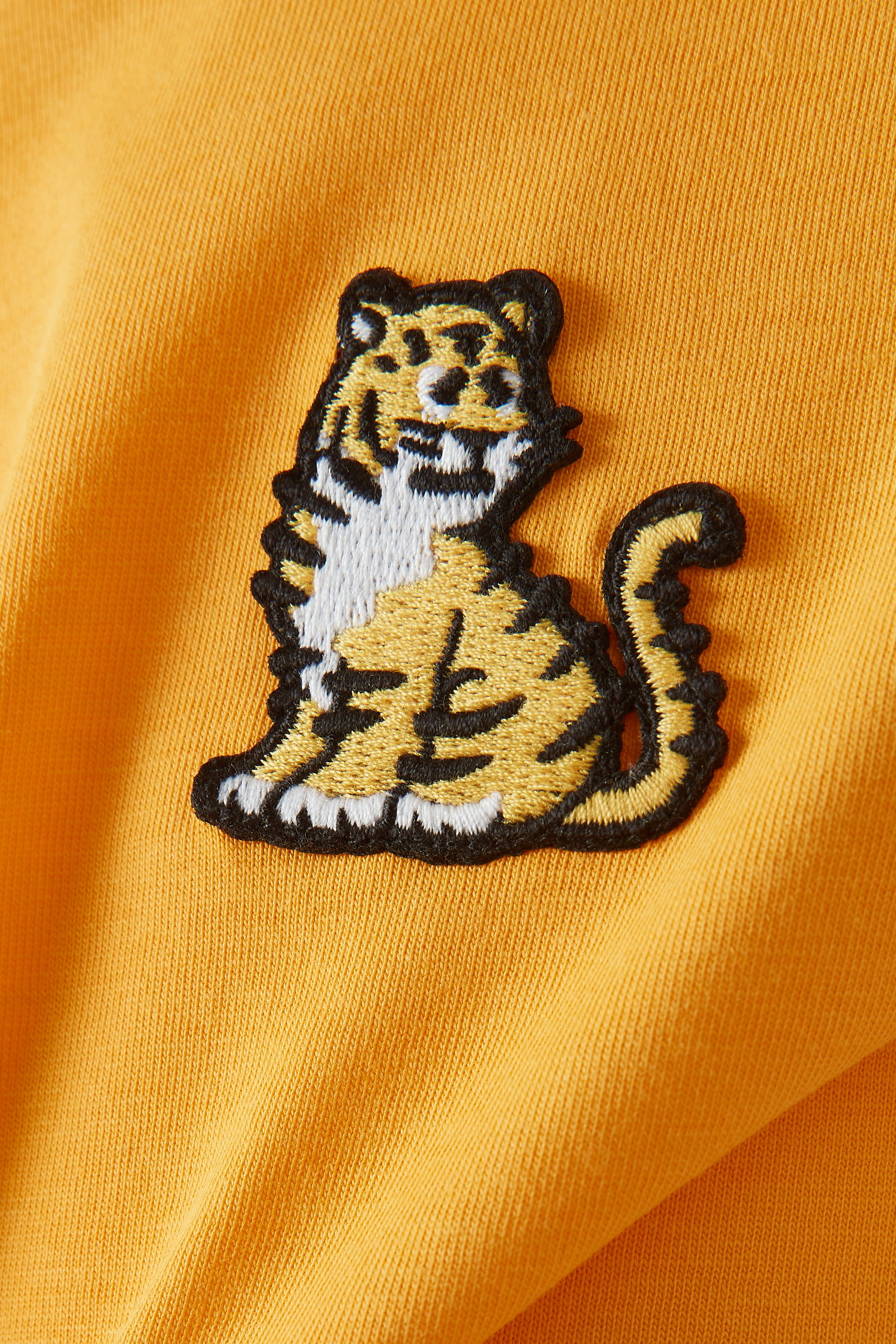 Kids Tiger-Appliqu&eacute;d Cotton Dress