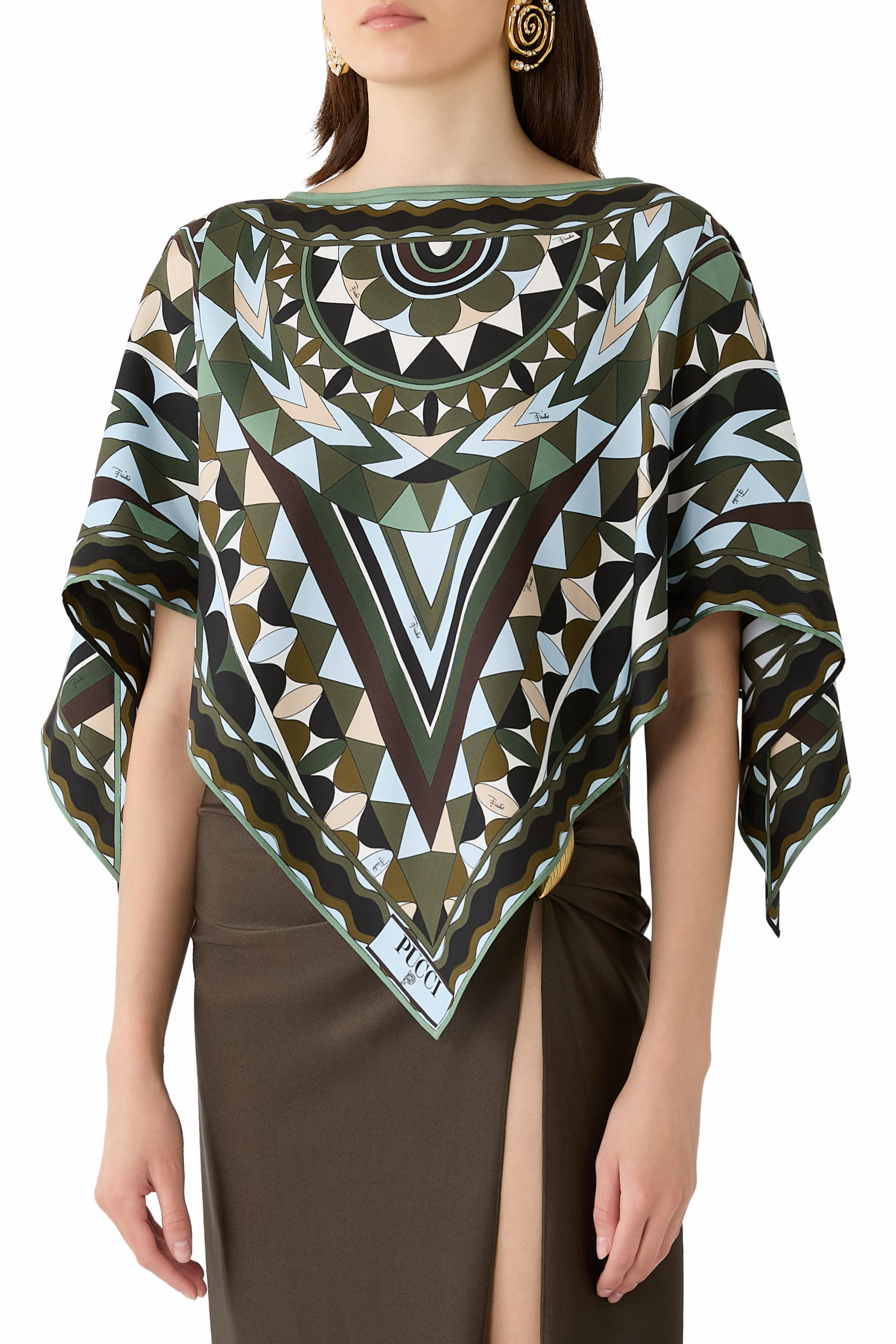 Manuba Print Kaftan Top