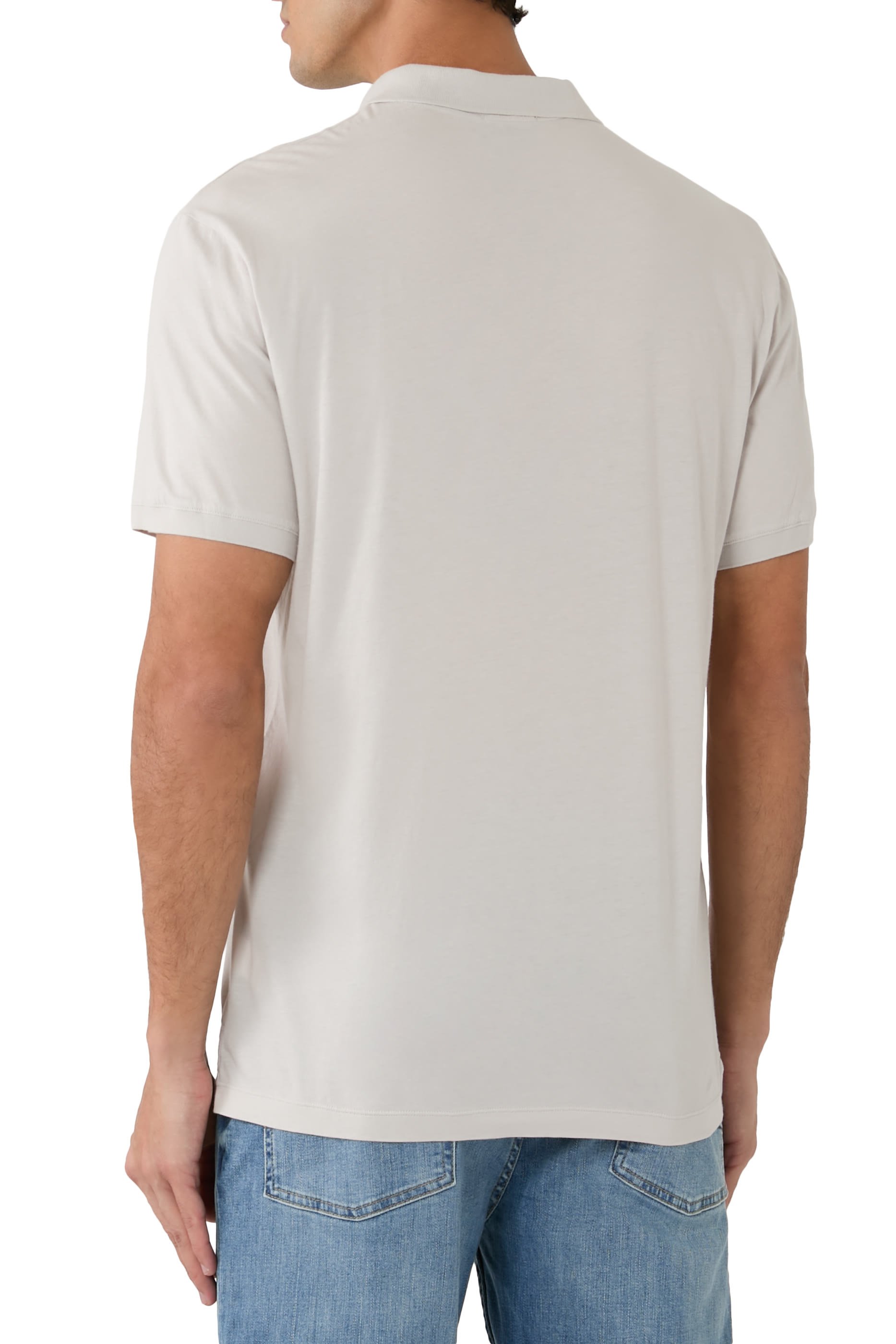 Luxe Lotus Jersey Polo