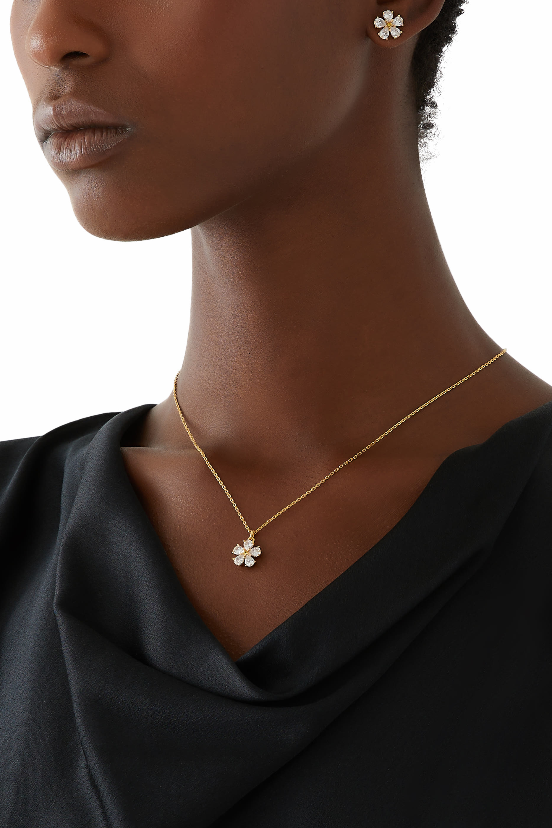 Bursting Blooms Studs, Metal