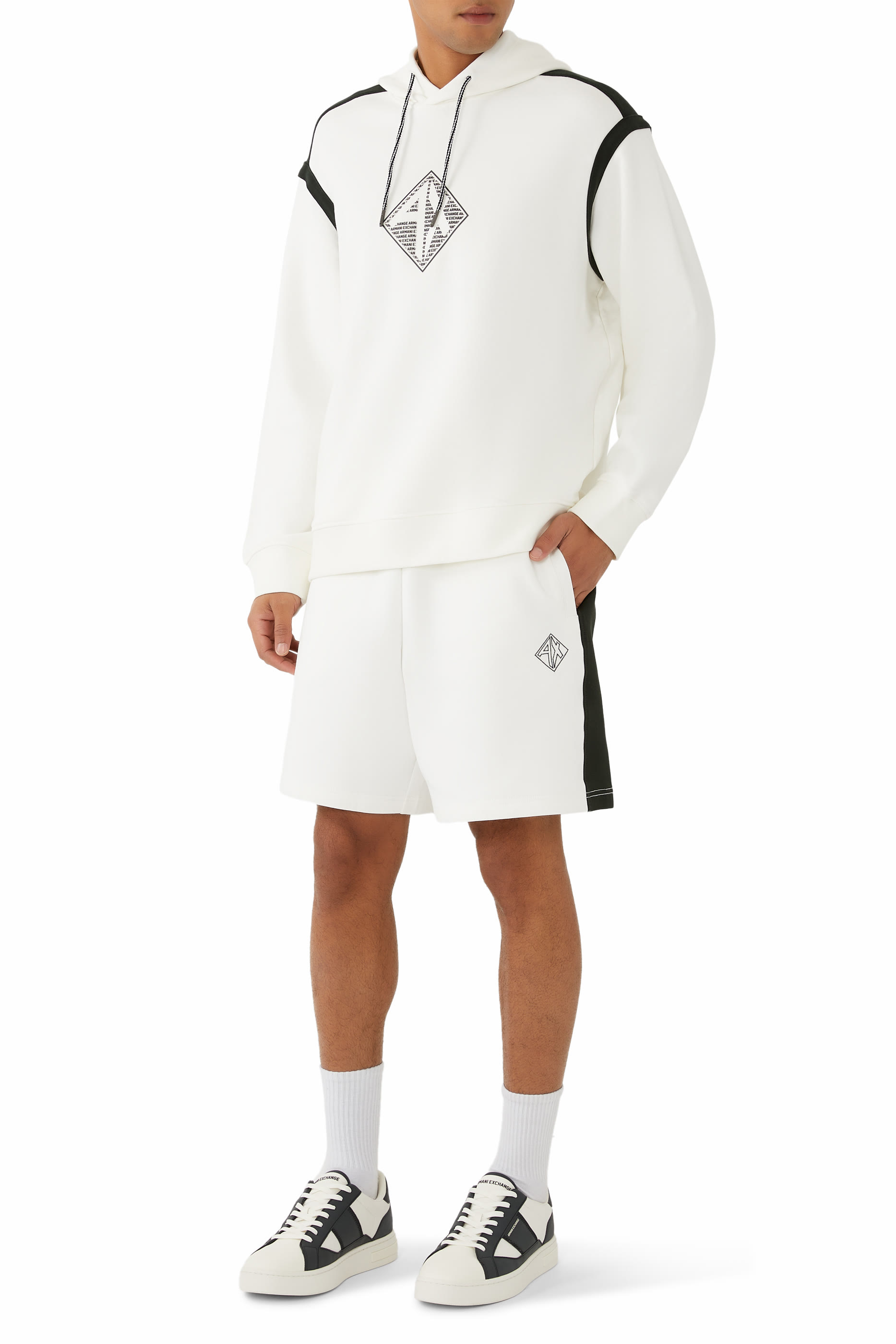 The Grid AX Logo Hooded Sweatshirt