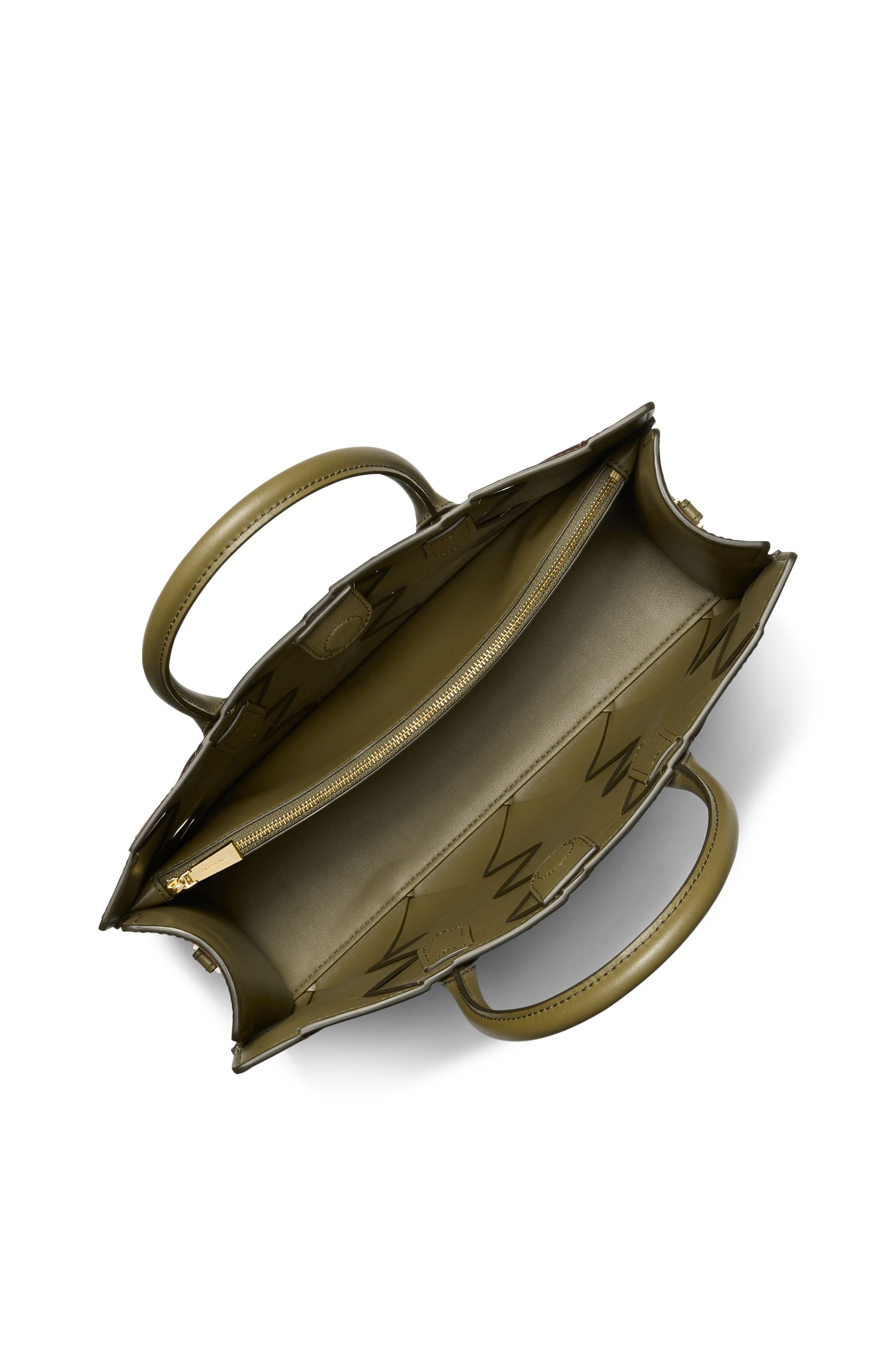 Scarlett Medium Woven Leather Satchel