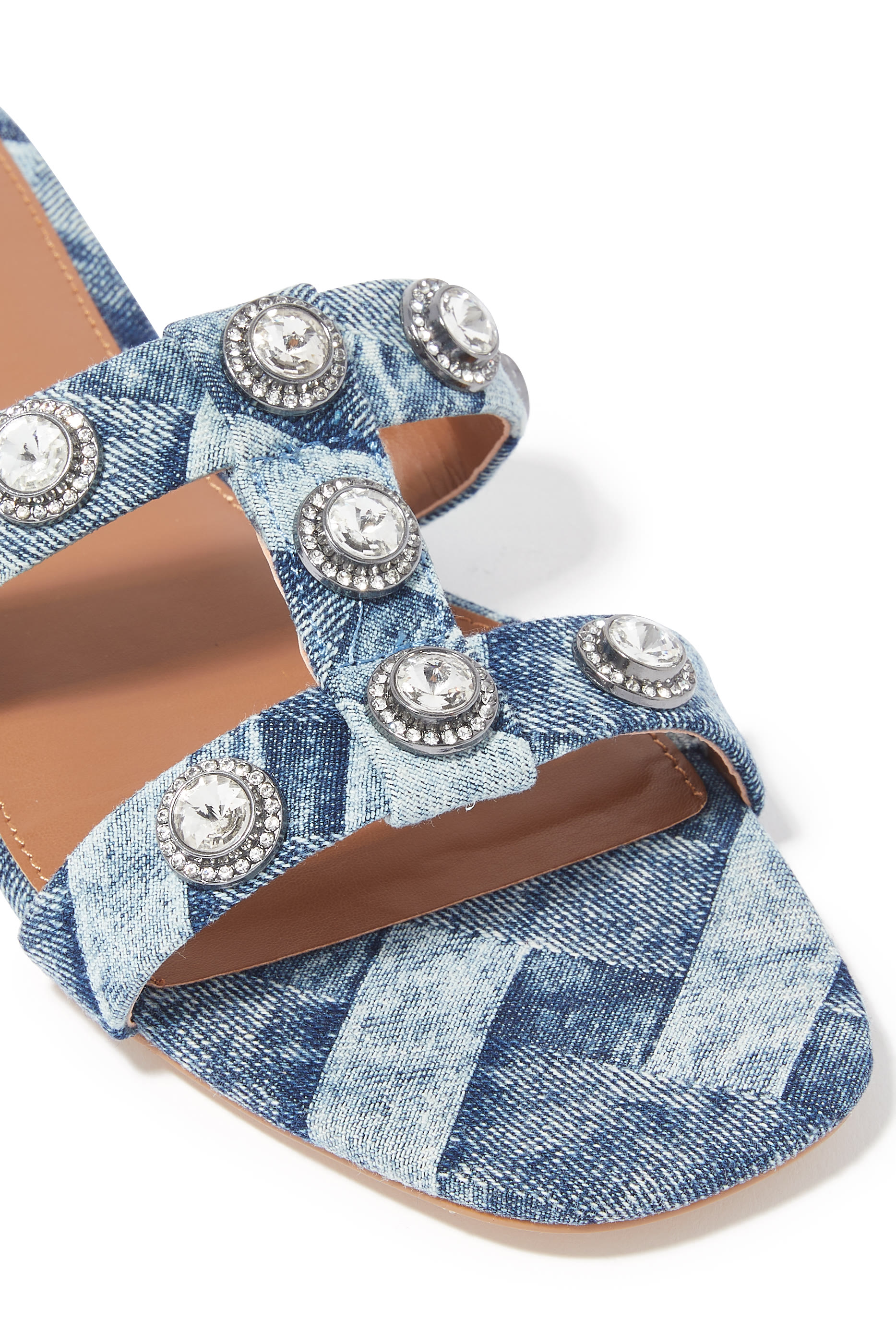 Octavia Denim Dress Sandals