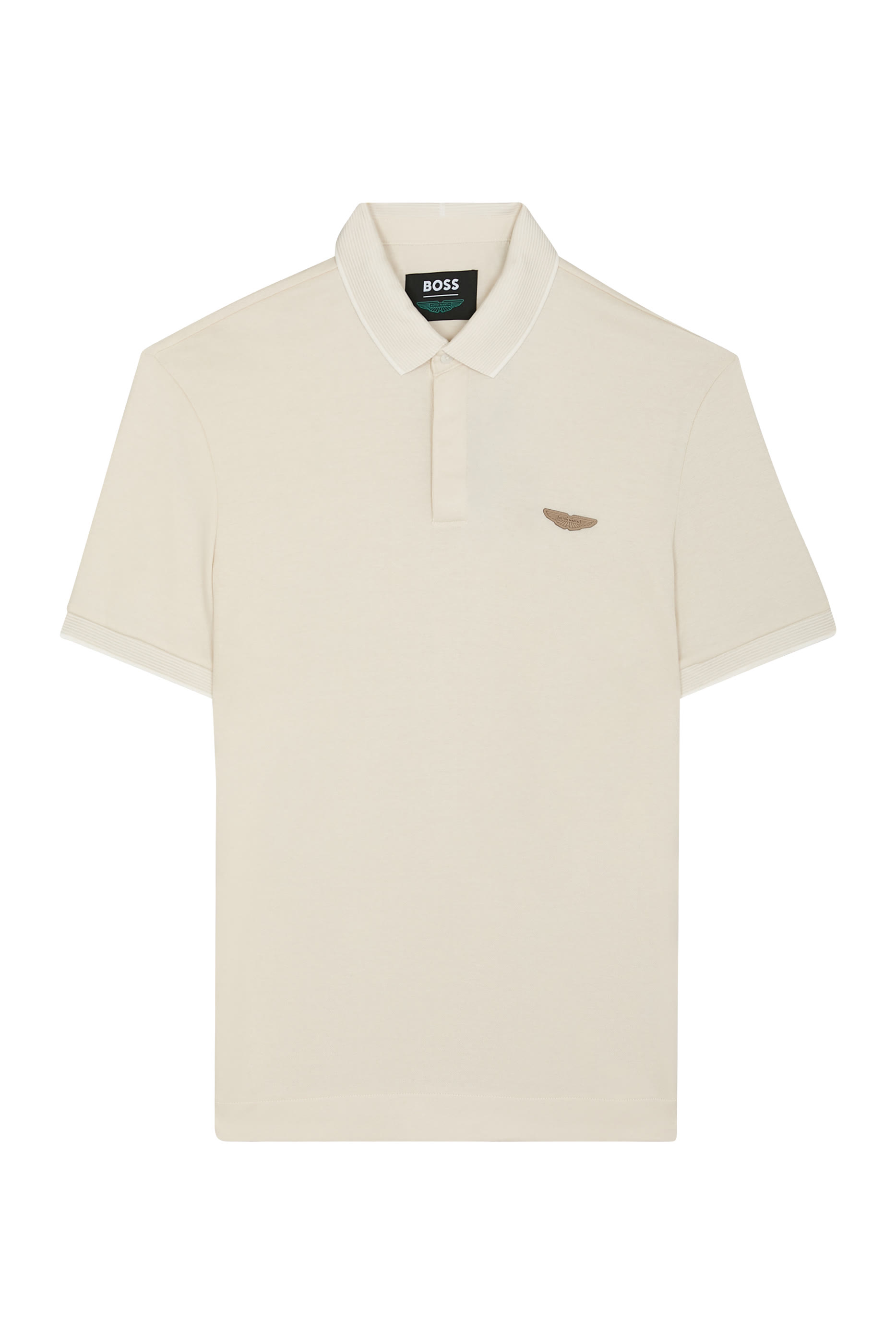 Regular Fit Cotton-Wool Piqu&eacute; Polo Shirt