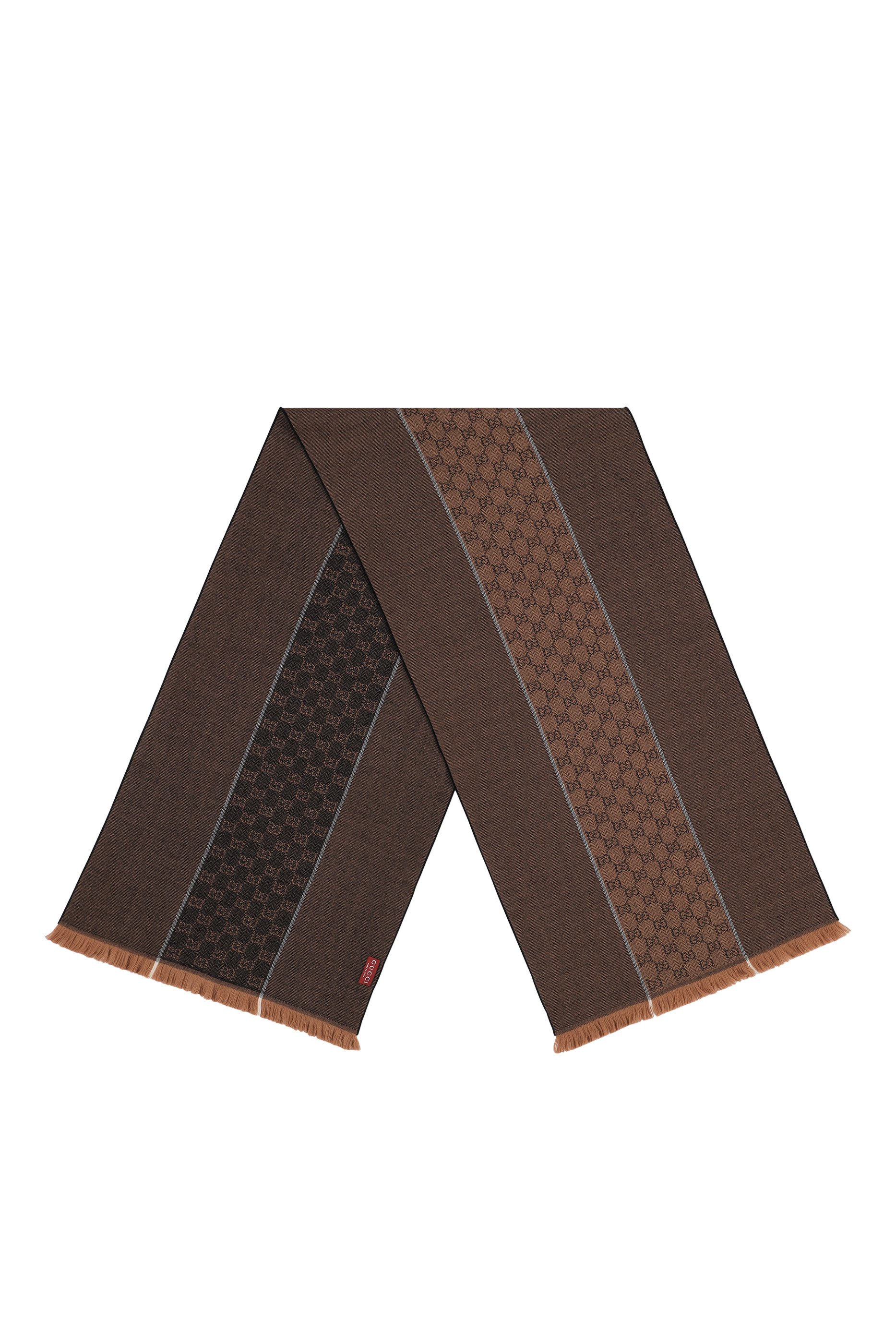 GG Wool Jacquard Scarf