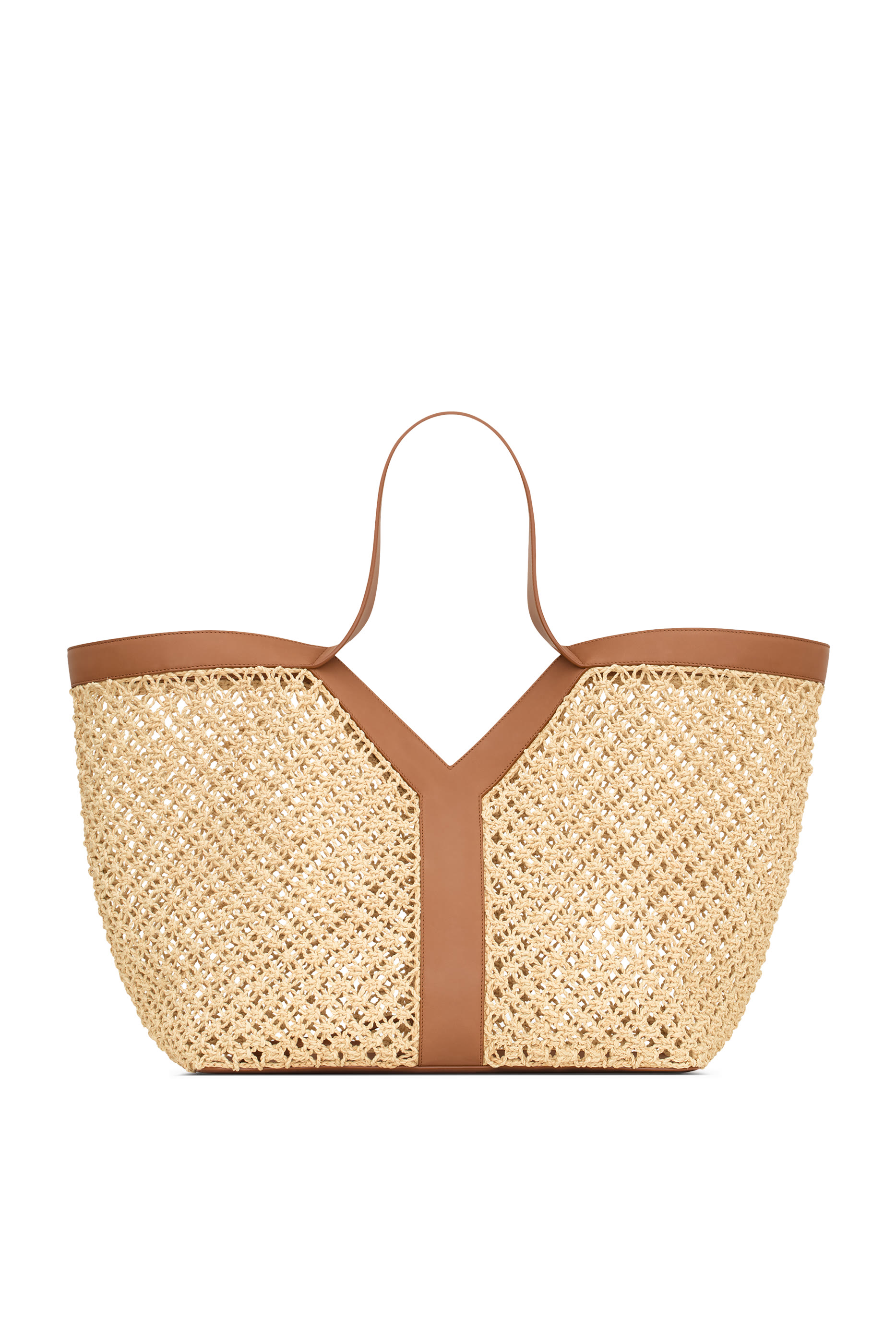  Y Tote in Raffia 