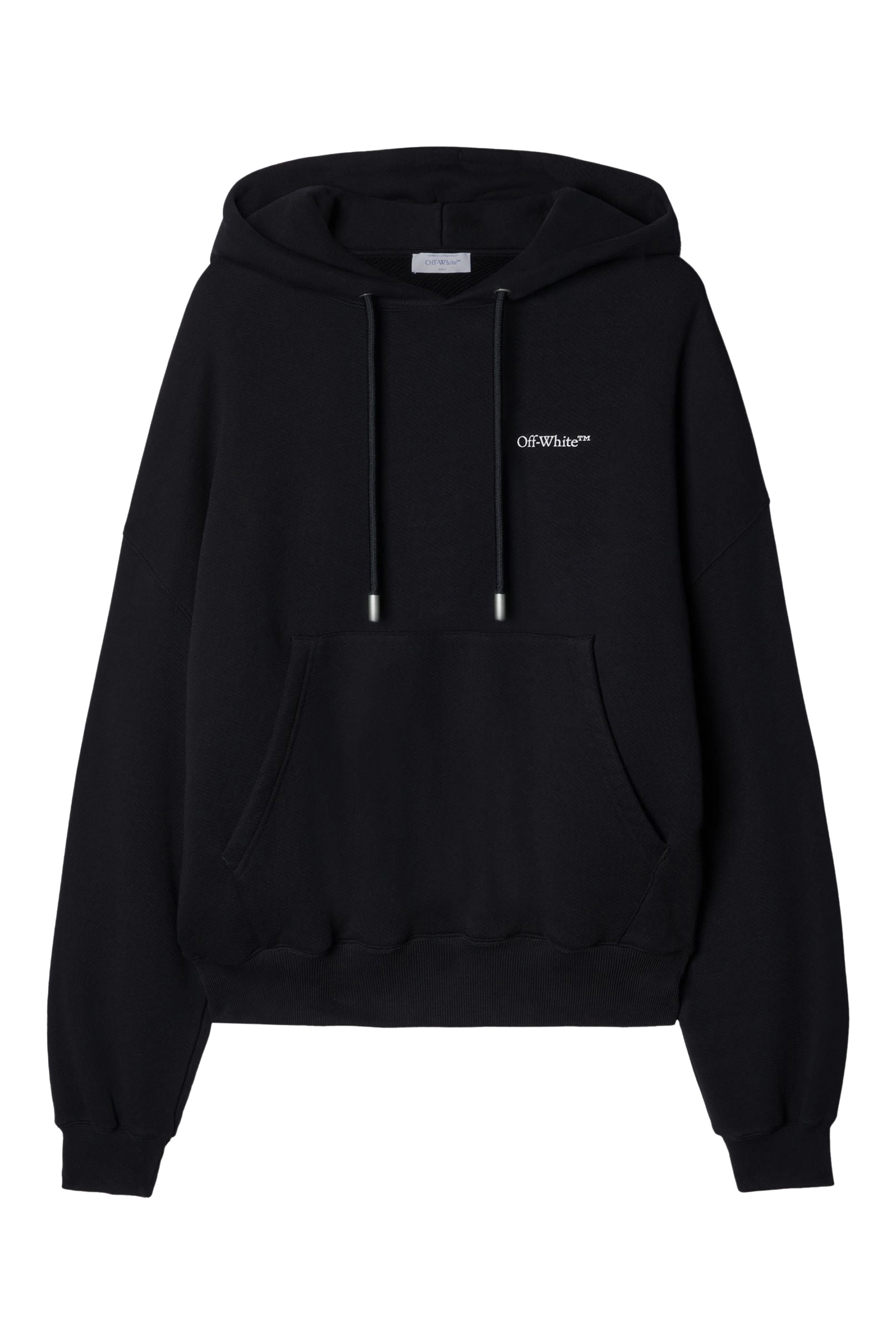 Arrow Design Logo-Embroidered Hoodie