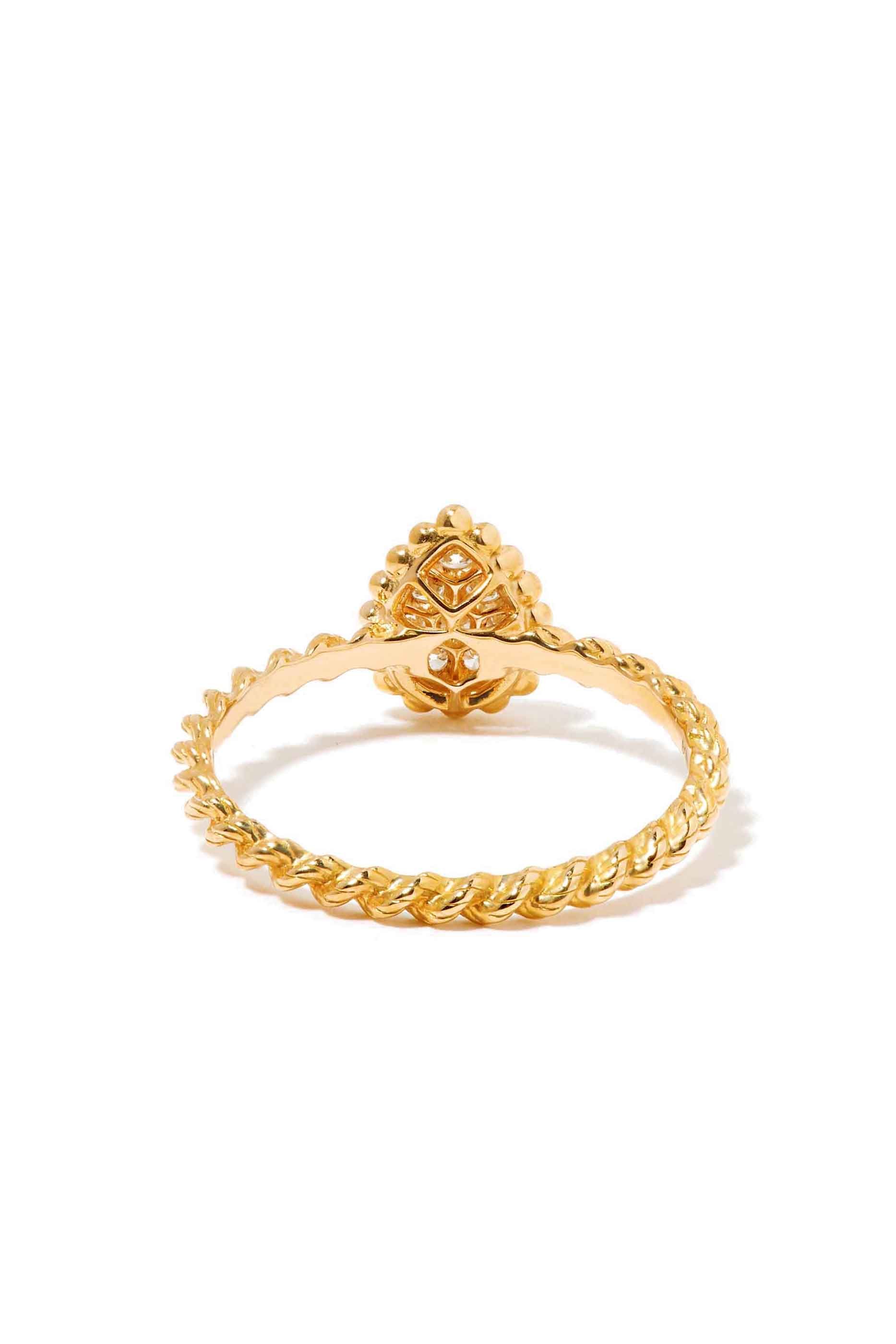 Quatre Classique Diamond Wedding Band, 18K Rose Gold & Diamonds