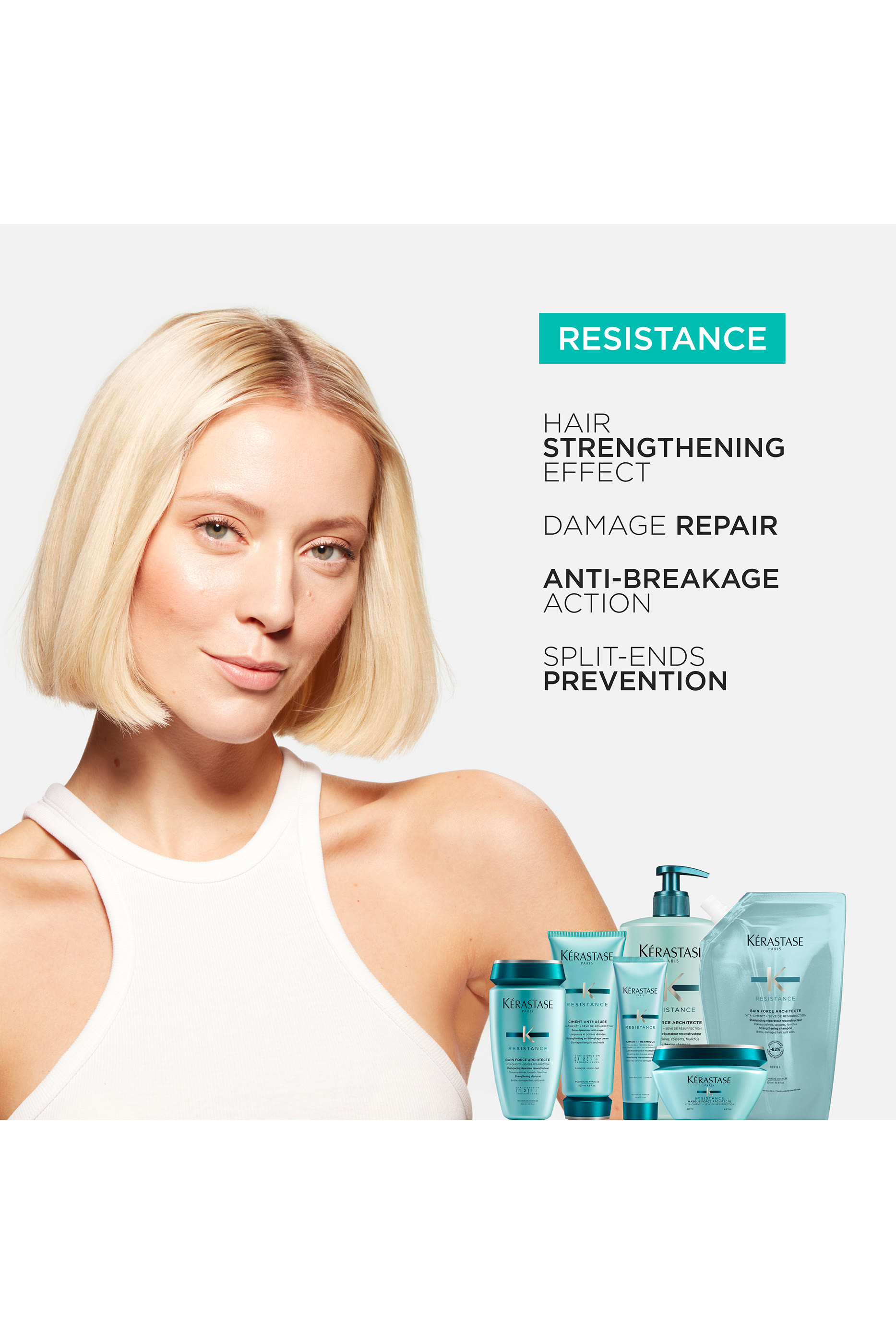Resistance Repairing Set for Damaged Hair