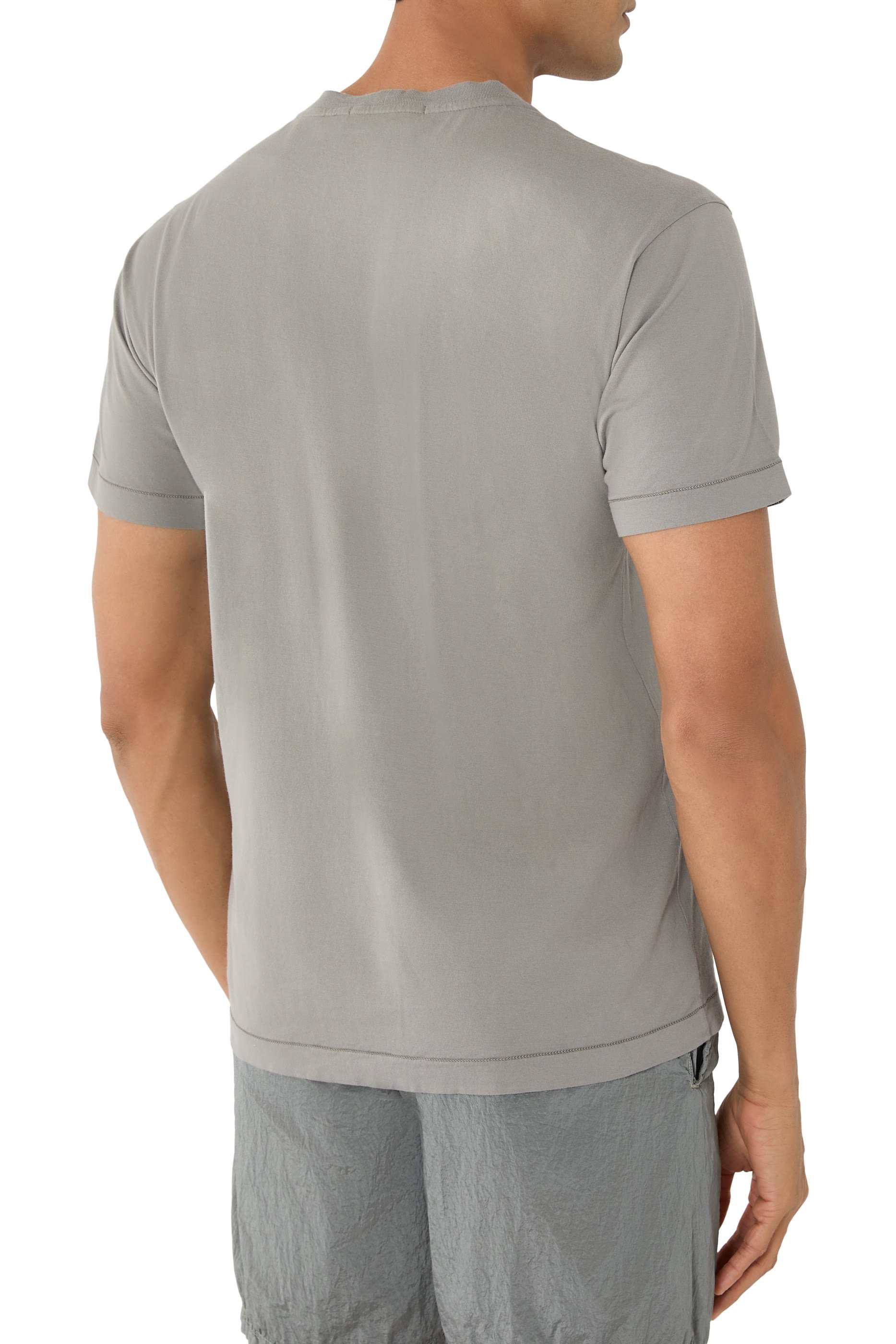 Compass Logo Patch Slim-Fit T-Shirt