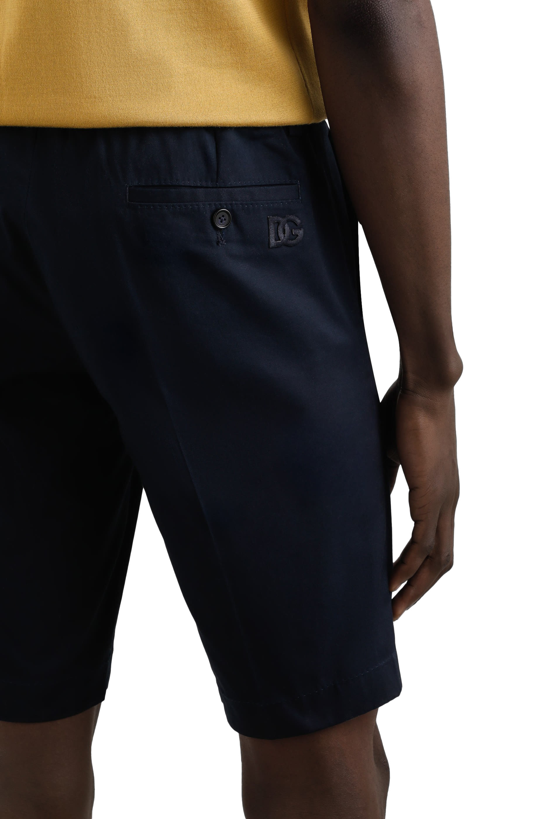 Gabardine Cotton Bermuda Shorts