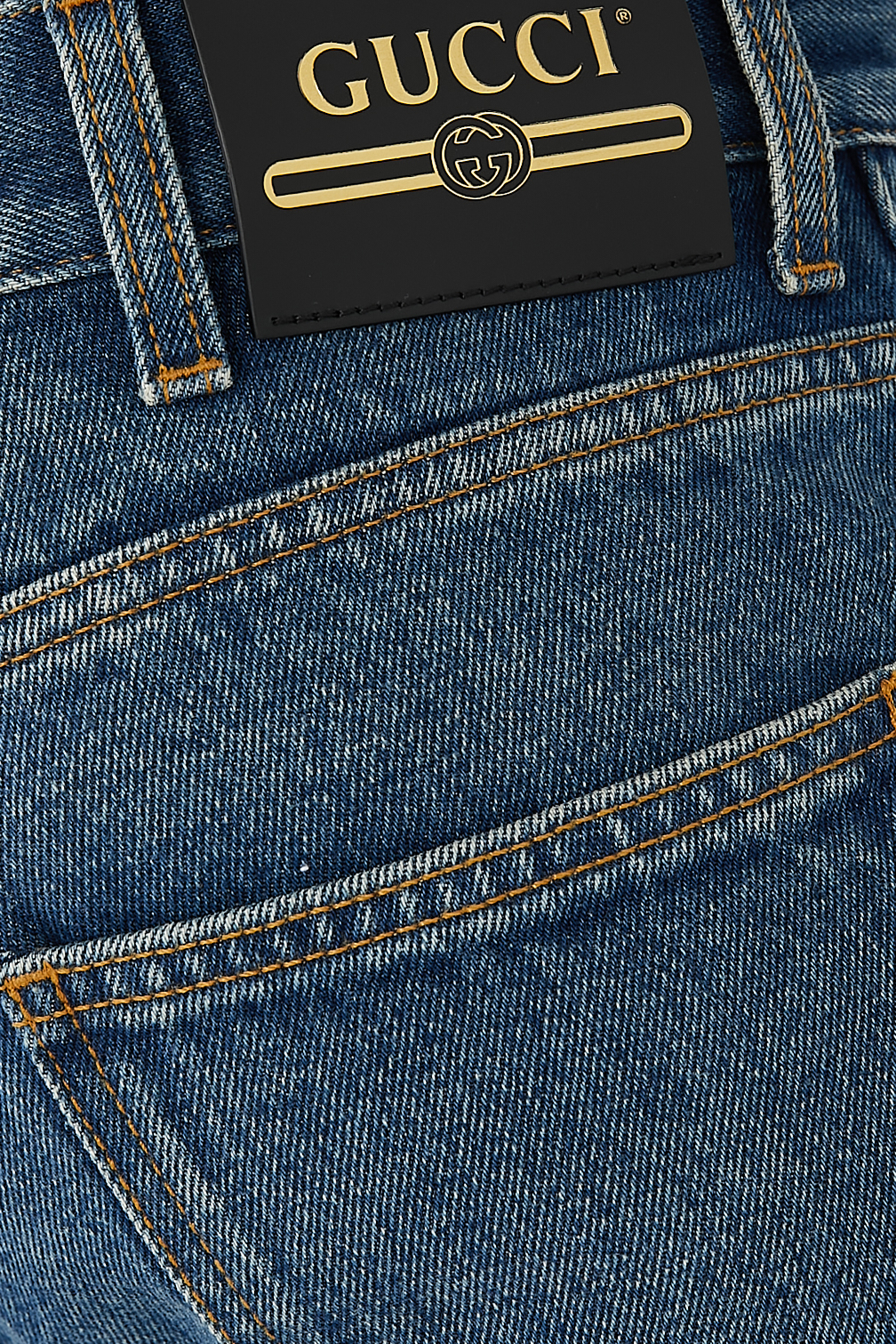 Washed Tapered Jeans