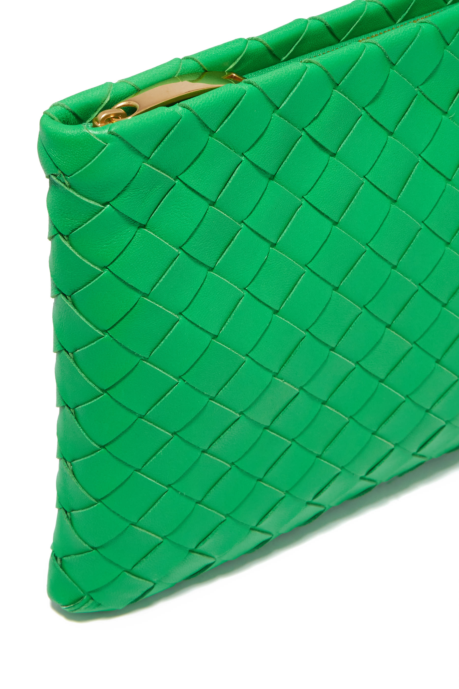 Medium Intrecciato Leather Pouch