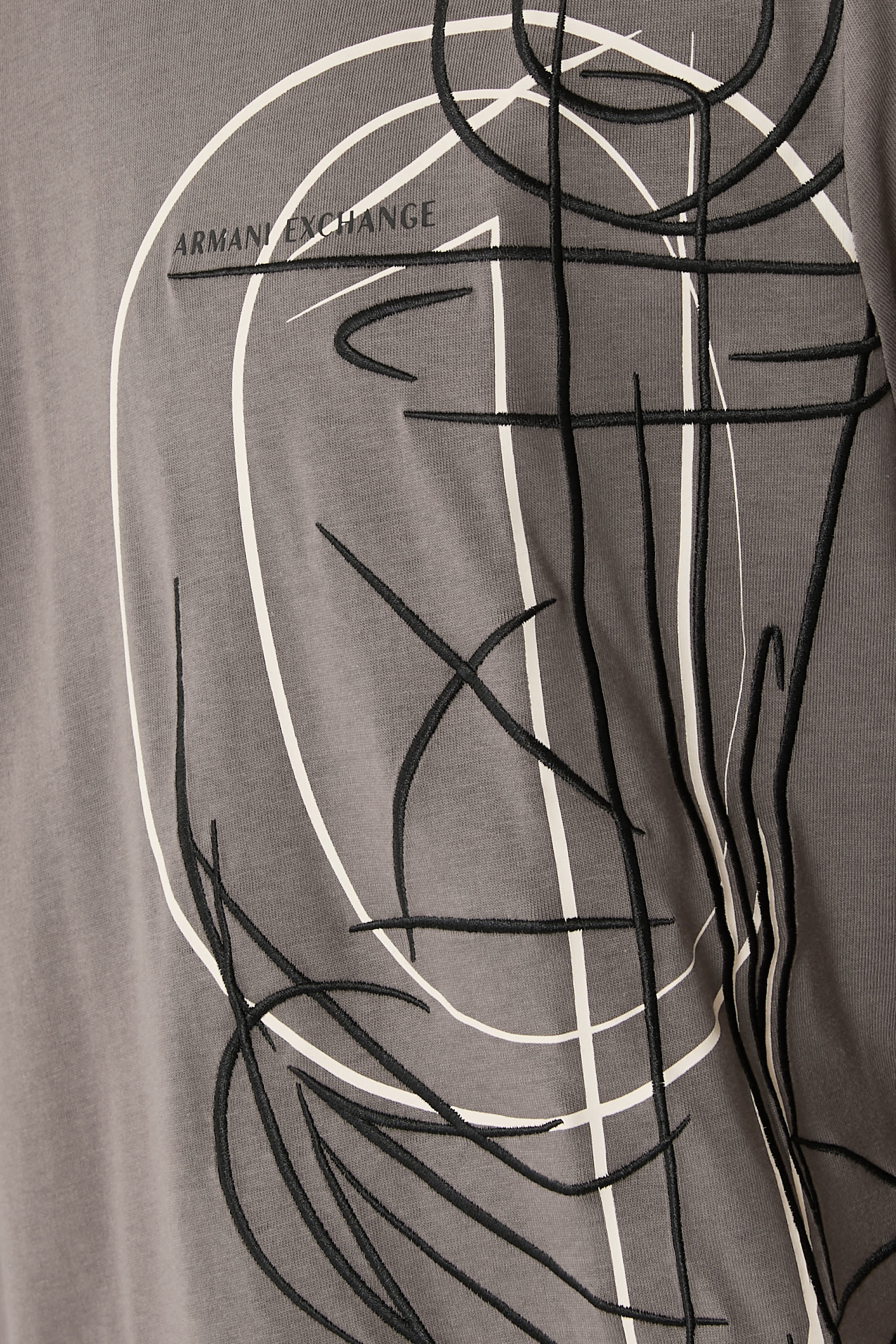 Logo Execution Side Chest Print T-Shirt