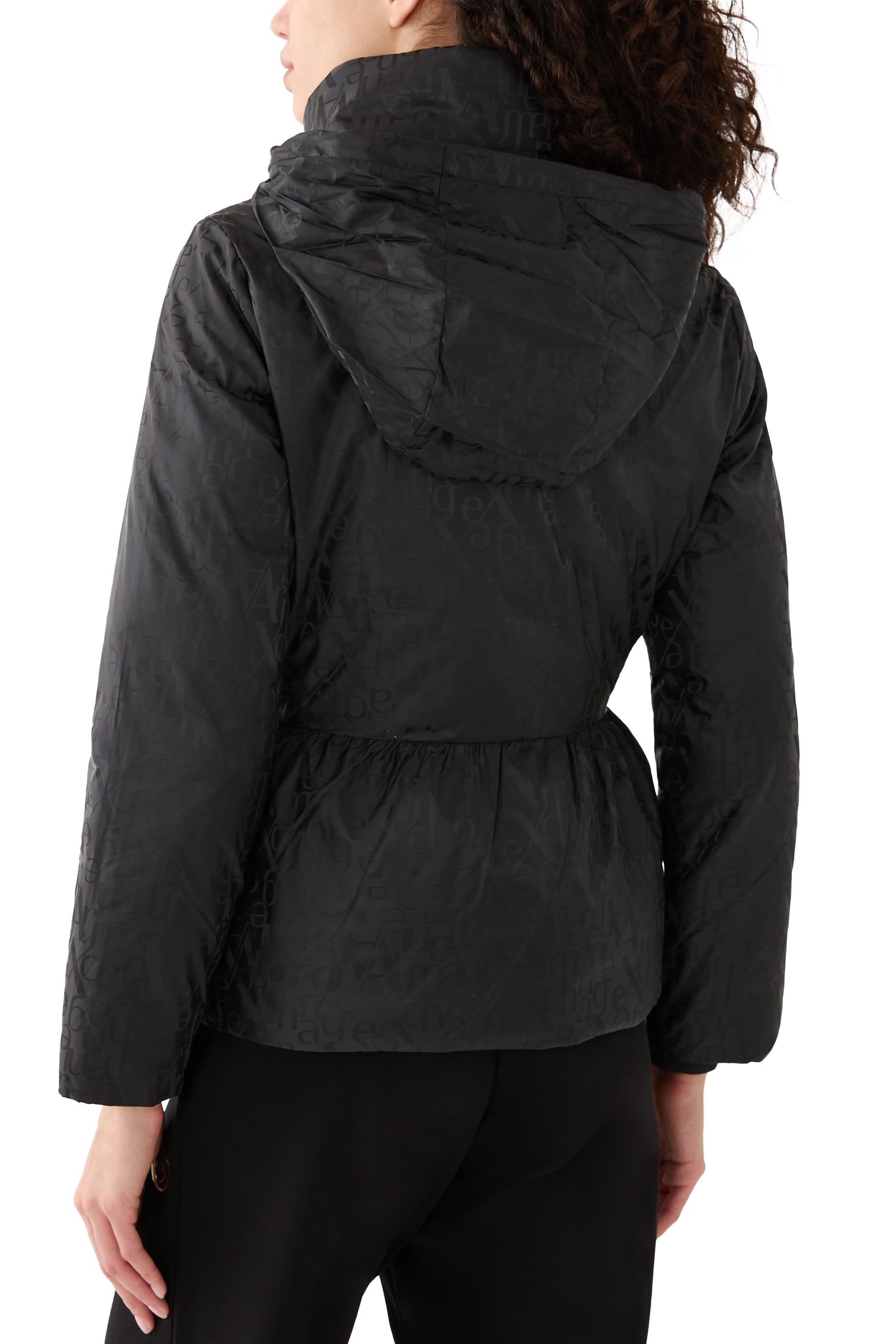 Logo Nylon Jacquard Jacket