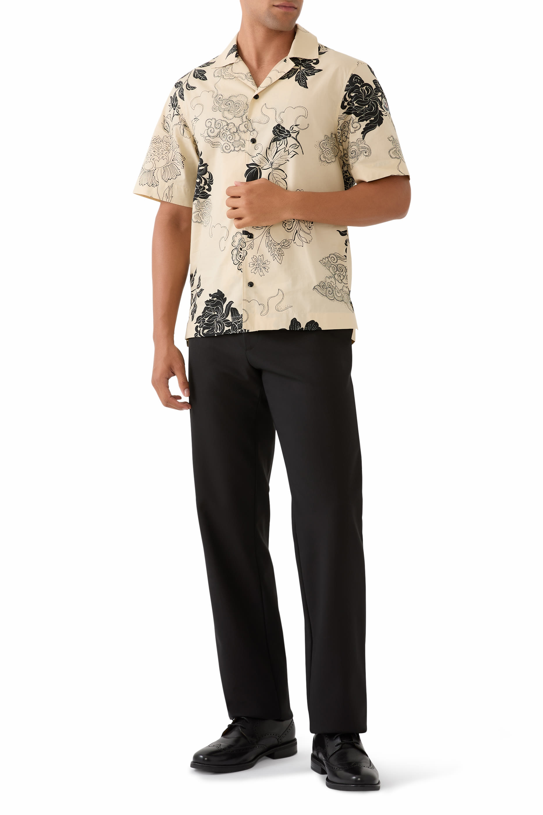 Floral Print Cotton Shirt