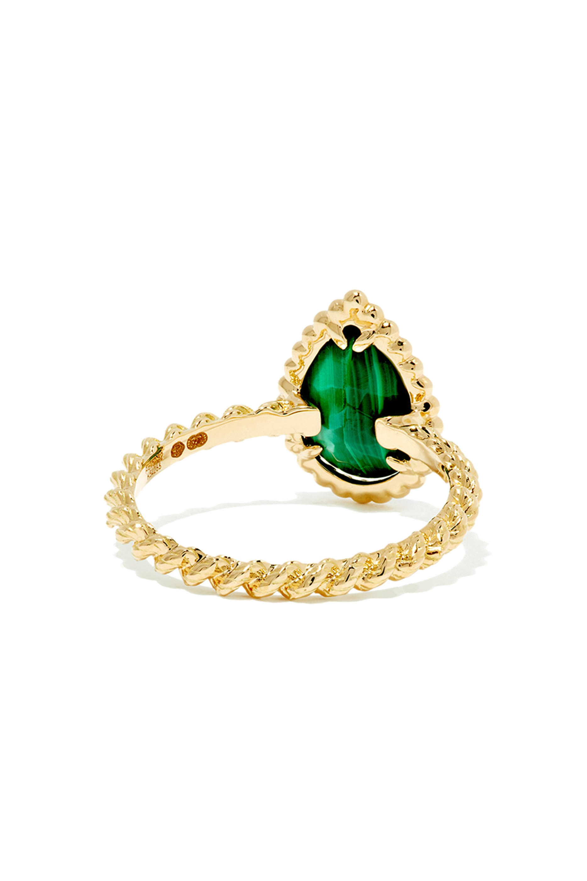 Serpent Boh&egrave;me Malachite Small Ring