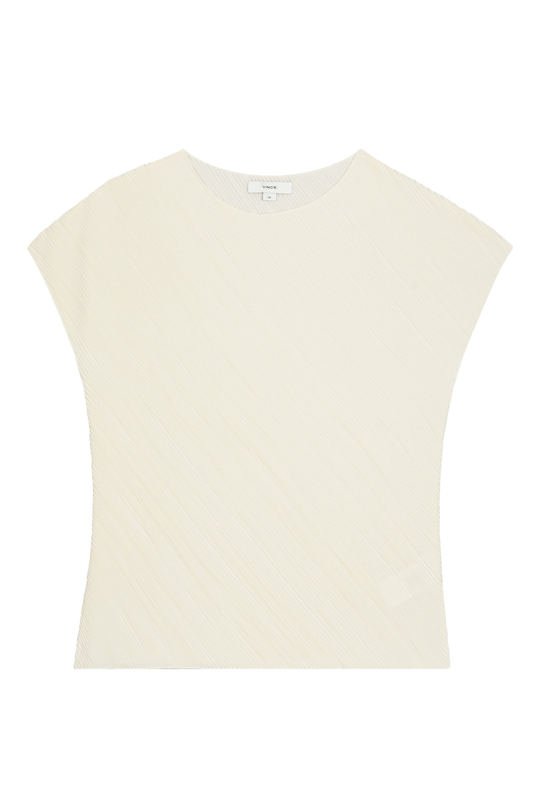  Diagonal Pleated Top
