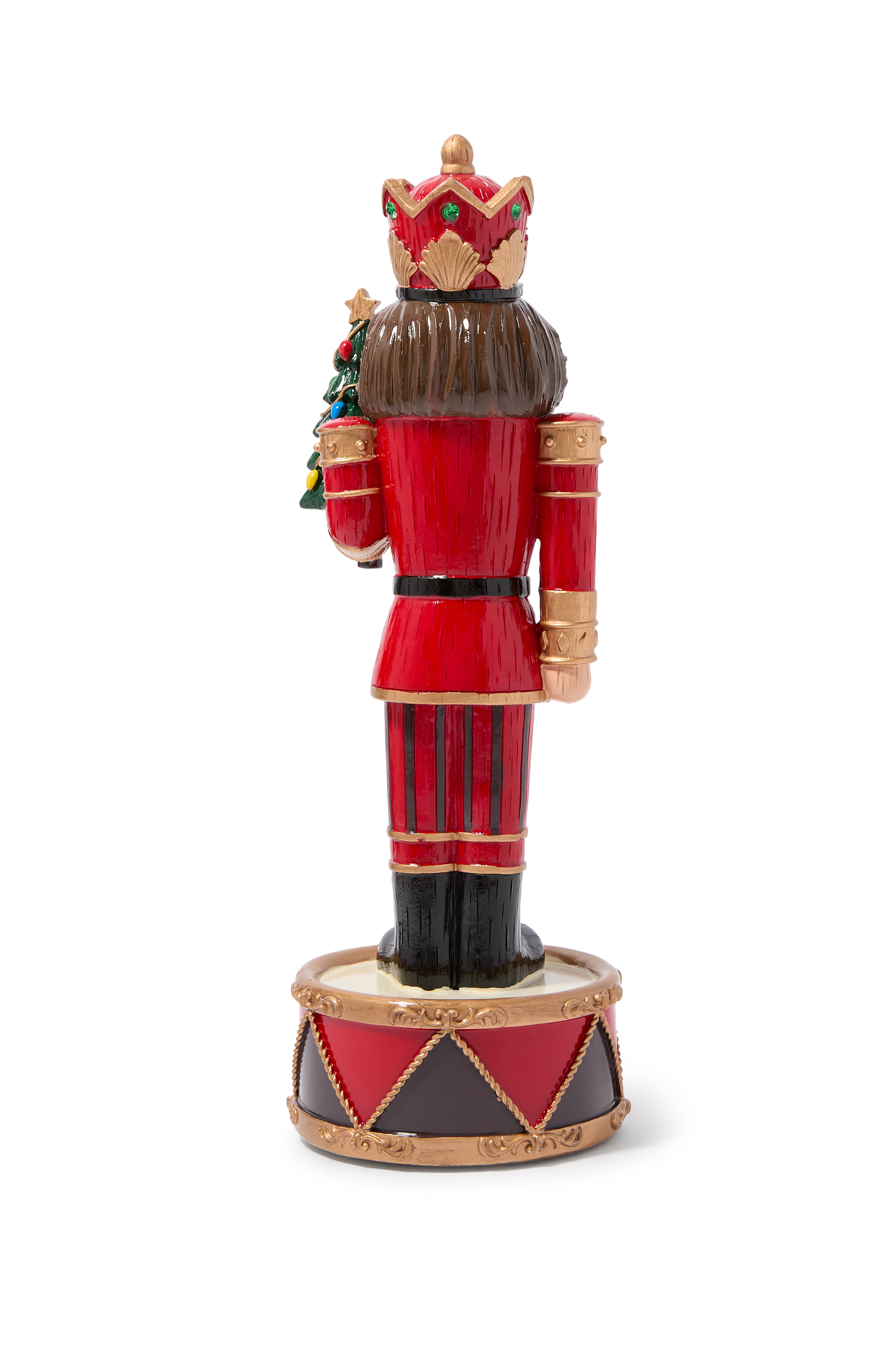 Musical Nutcracker with Tree on Drum