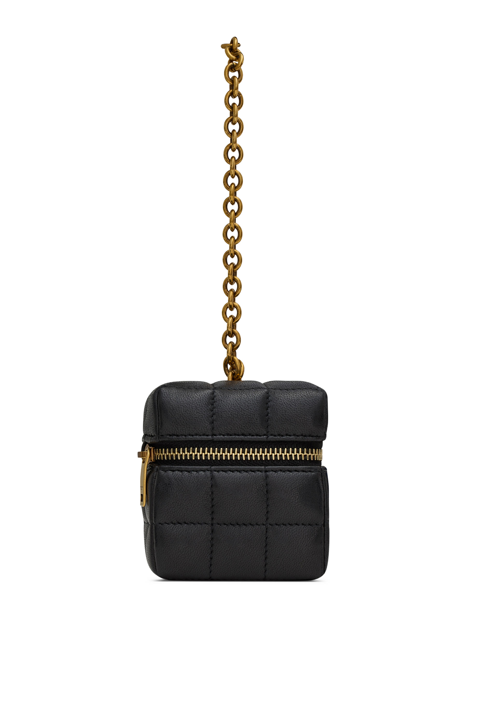  Cassandre Matelasse Carre Mini Cube on Chain in Lambskin