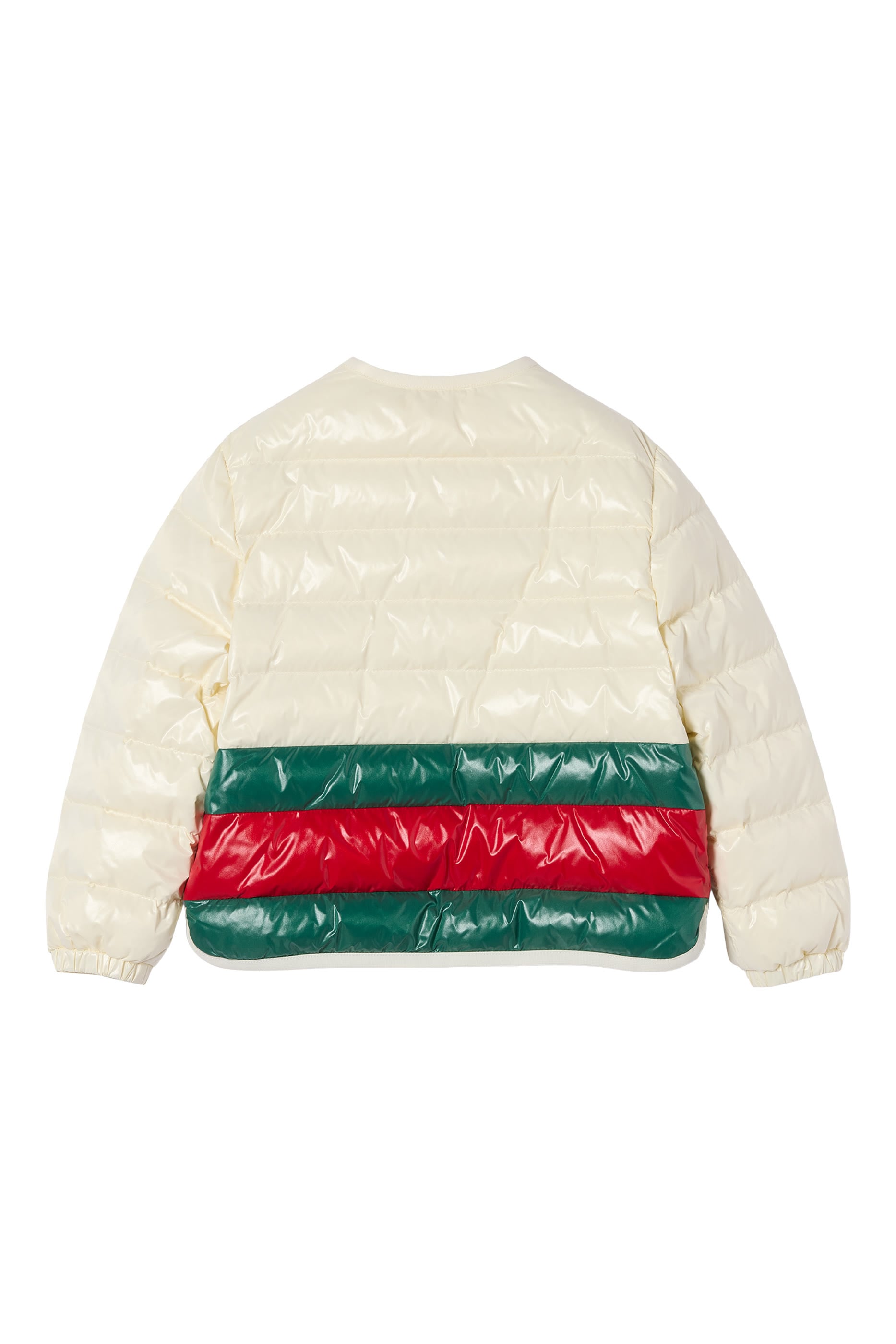 Kids Web Stripe Padded Jacket