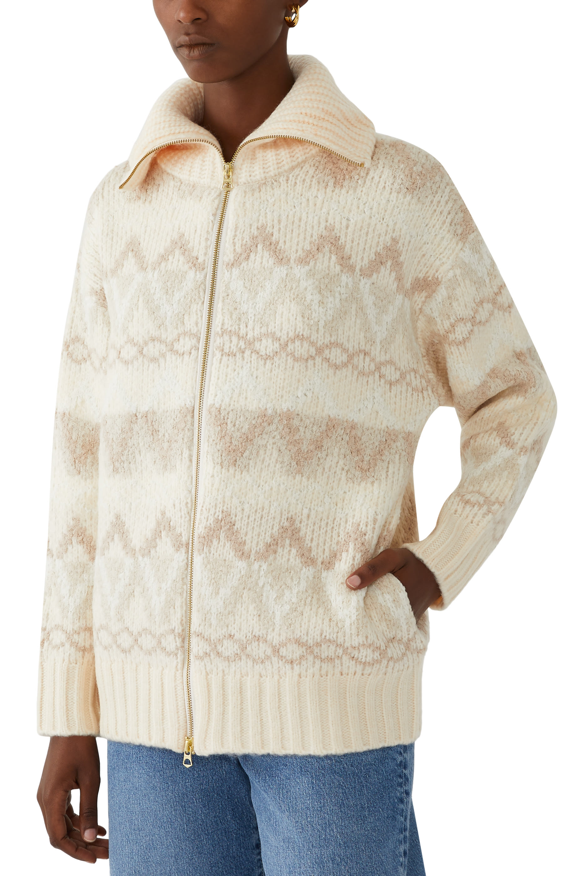 Brooke Fairisle Knit Jacket