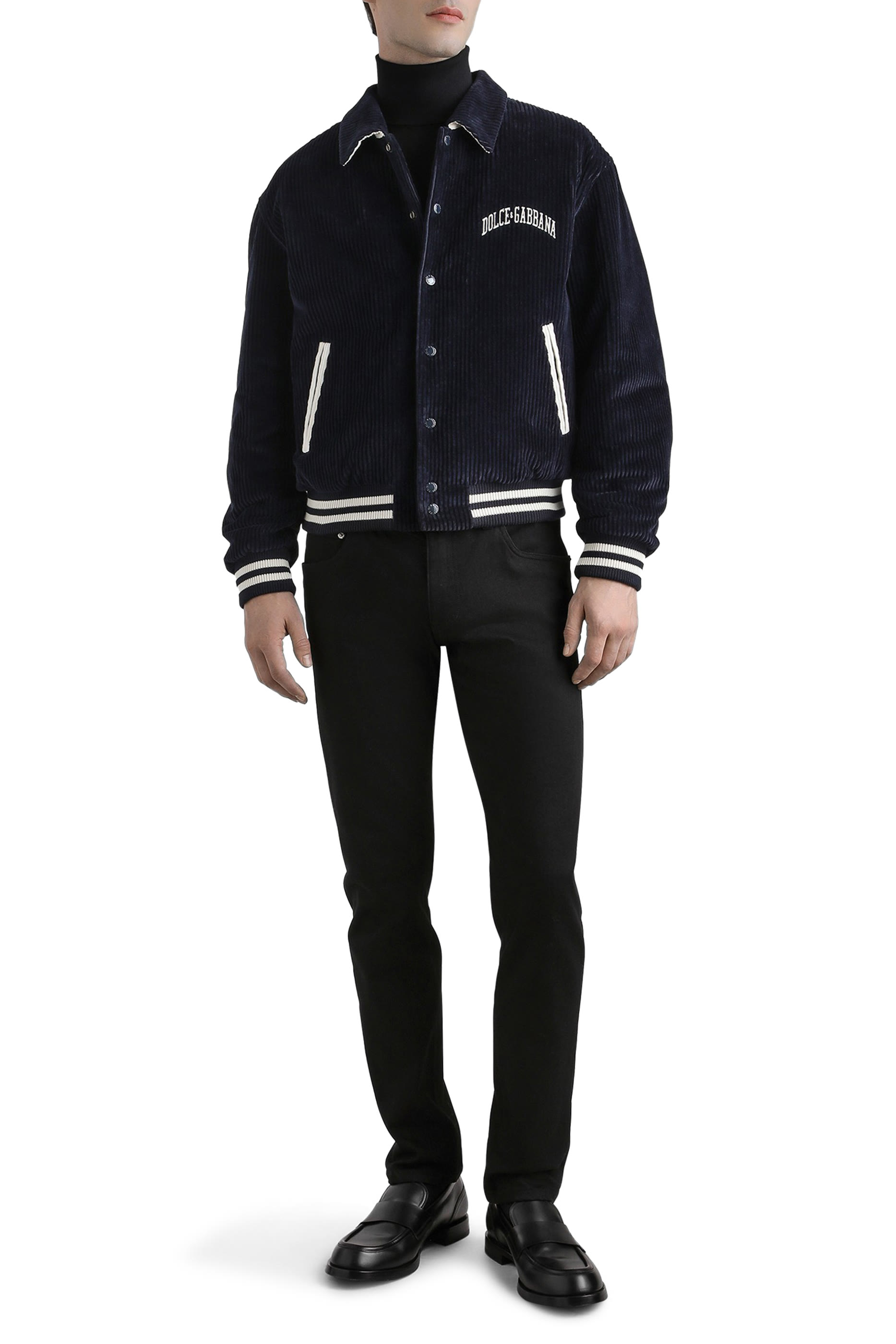 Slim-Fit Stretch Cotton Jeans