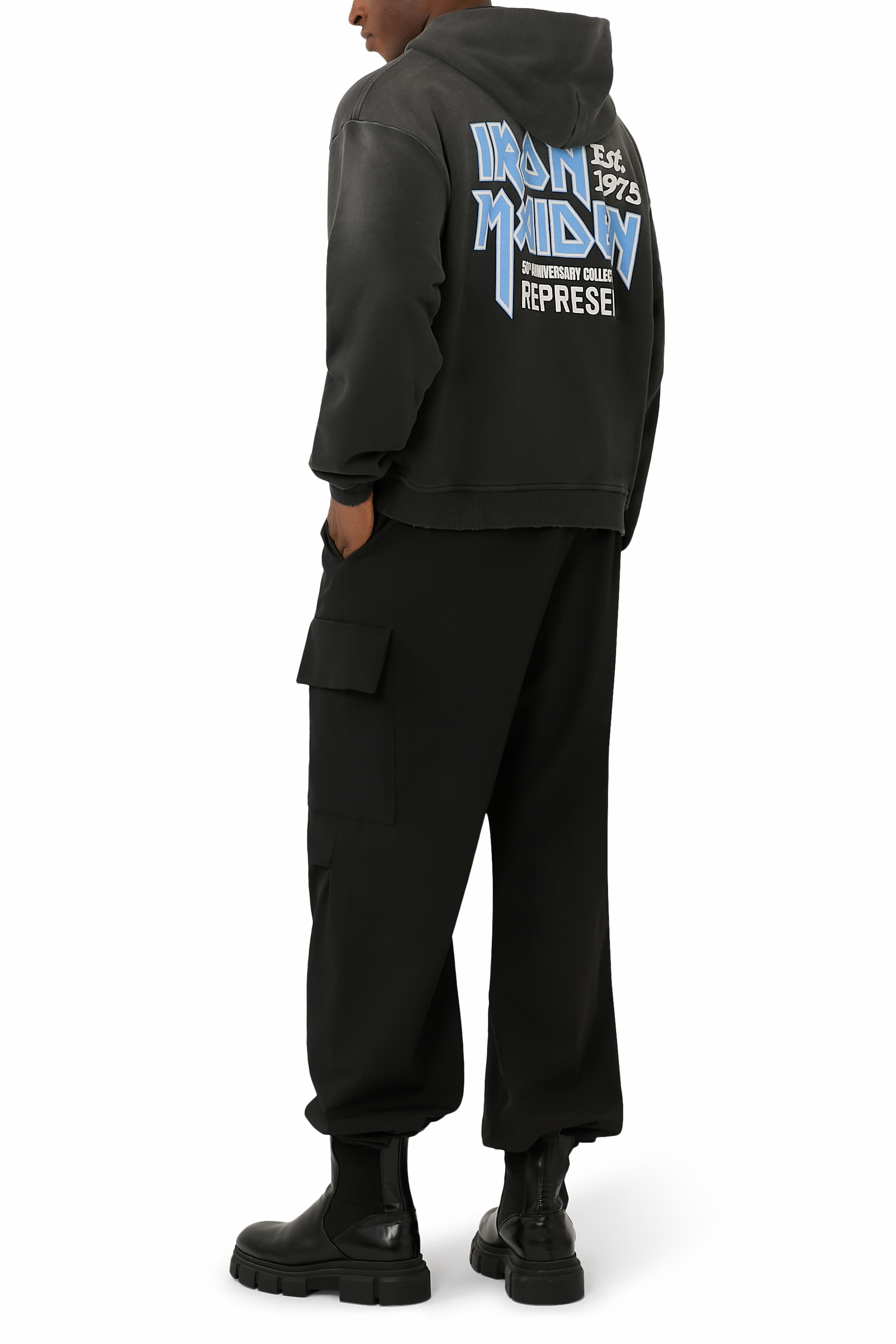  X Iron Maiden Anniversary Zip Through Hoodie