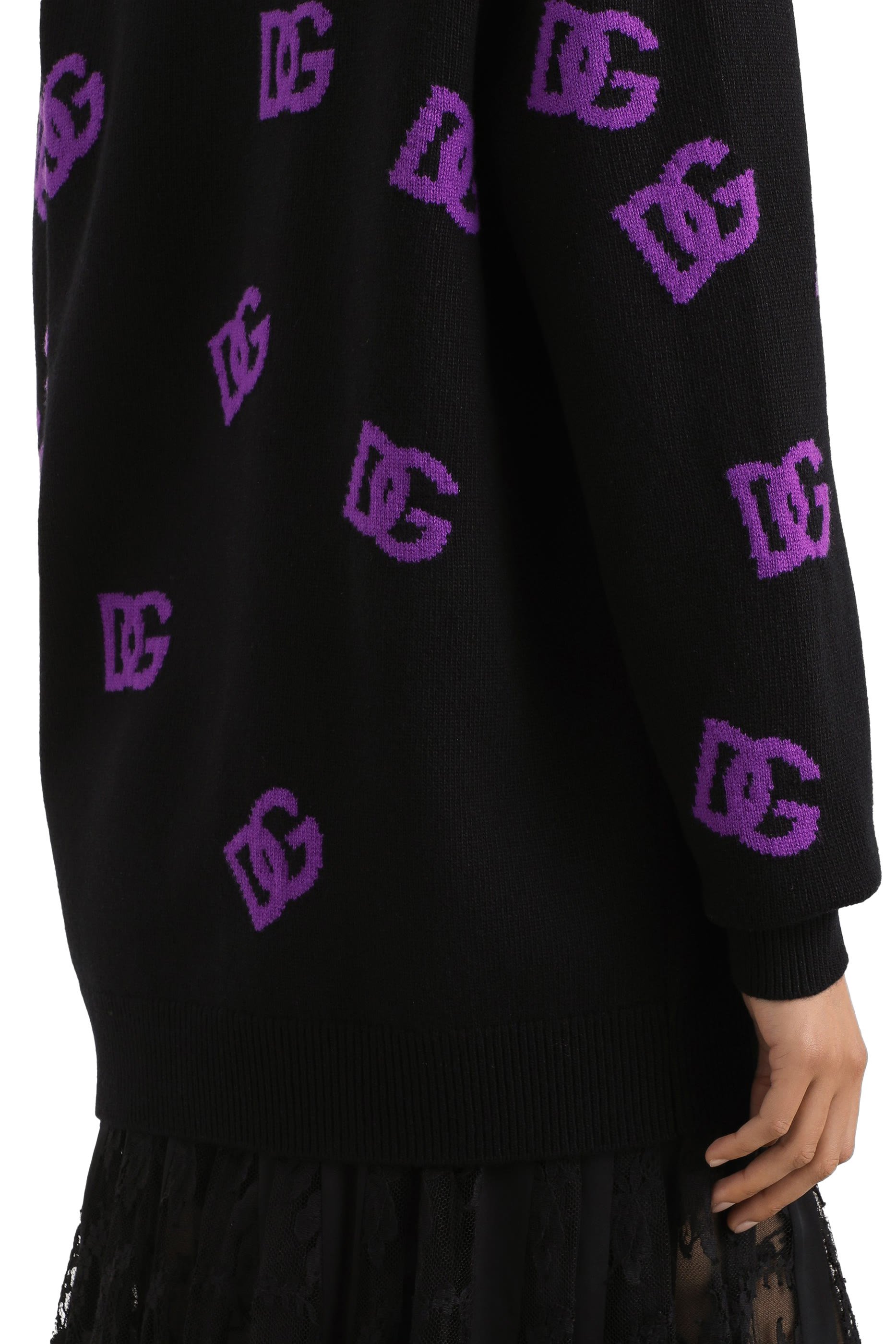 Logo-Embroidered Cardigan